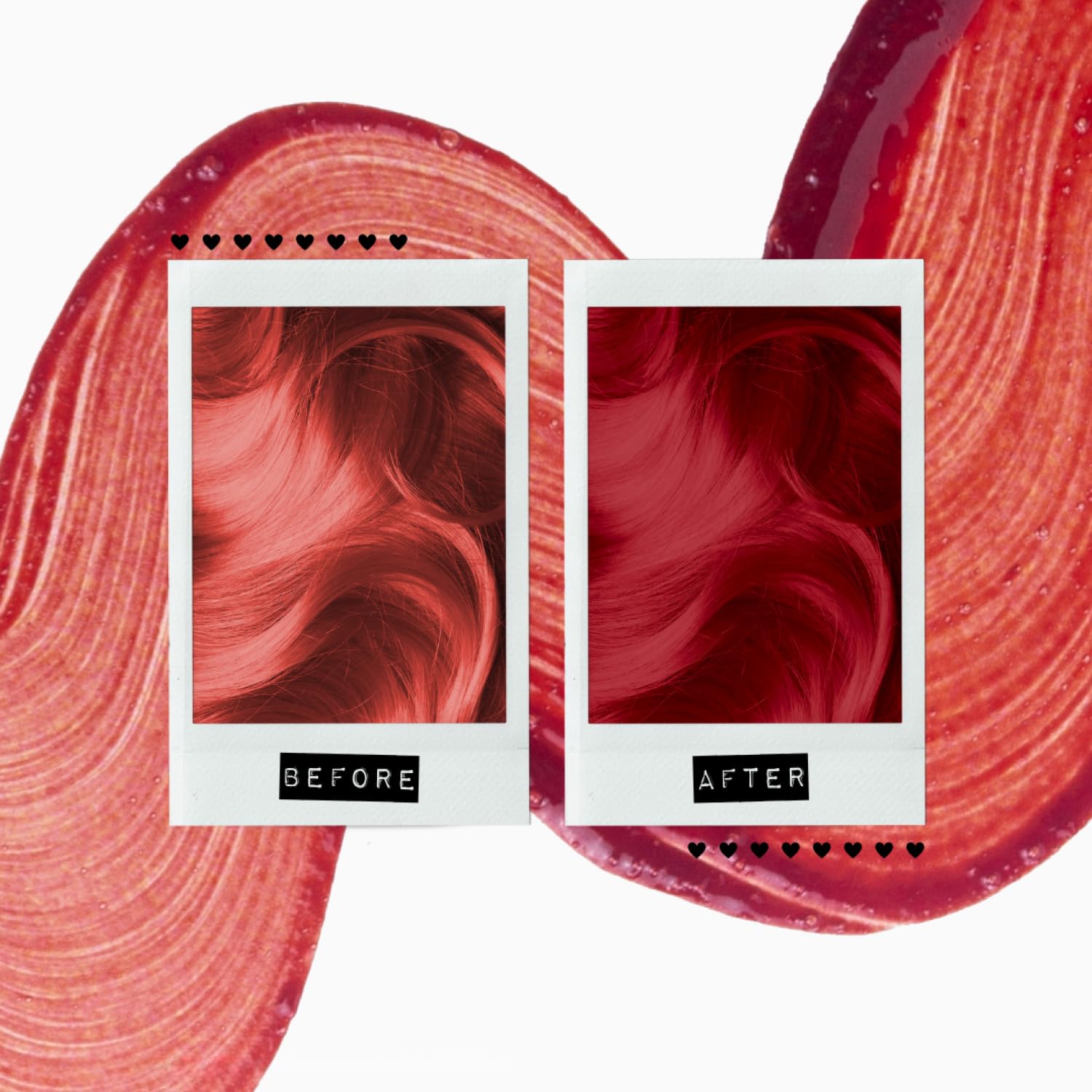 White Smoke MANIC PANIC Cool Deep Blood Red Color Depositing Conditioner - Love Color Hair Conditioner Keeps Hair Vibrant, Nourished & Refreshed - Formulated with Shea Butter & Quinoa - Rock Me Red (8oz)
