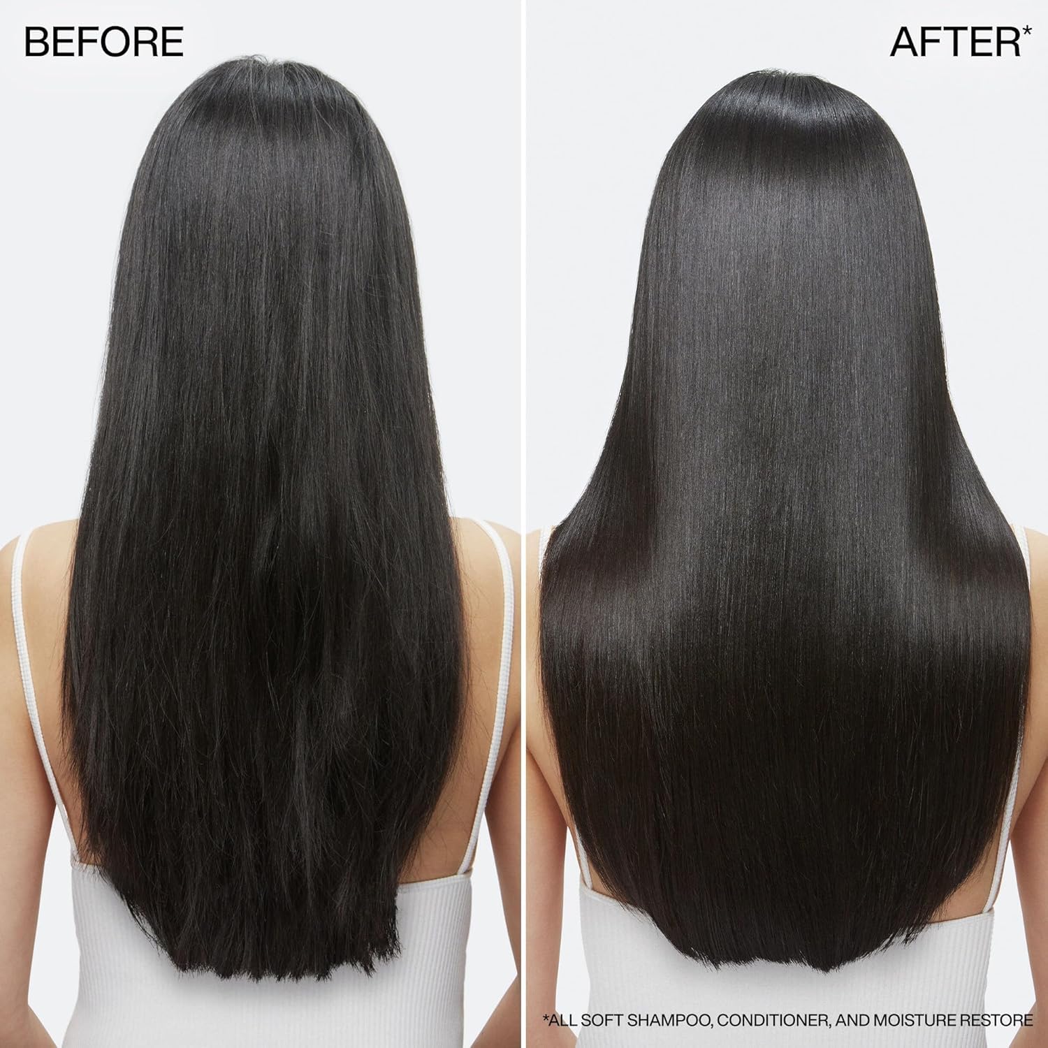 Black Redken All Soft Shampoo and Conditioner Set For Dry or Brittle Hair - Provides Intense Softness and Shine With Argan Oil, 33.8 Fl Oz