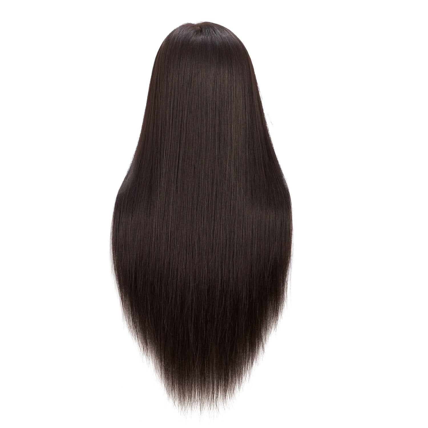 Dark Slate Gray Hairginkgo Mannequin Head 26"-28" Super Long Synthetic Yaki Fiber Hair Manikin Head Styling Hairdresser Training Head Cosmetology Doll Head for Cutting Braiding Practice with Clamp (91806BY0220)