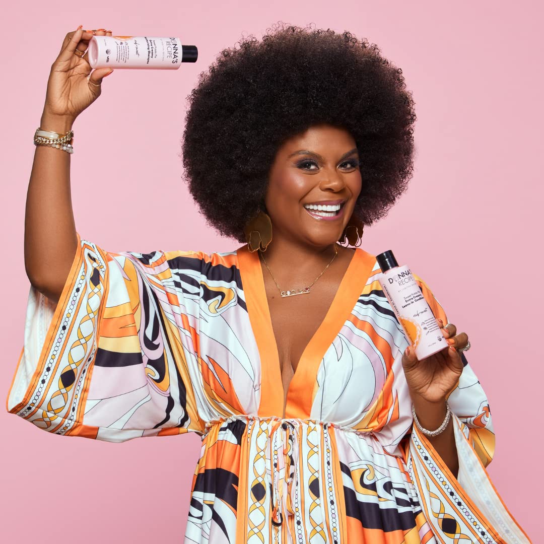Thistle Donna's Recipe by Tabitha Brown – Sweet Potato Pie Extra-Creamy Leave-In Conditioner – Deep Moisture & Curl Definition – Sulfate-Free – 8 oz