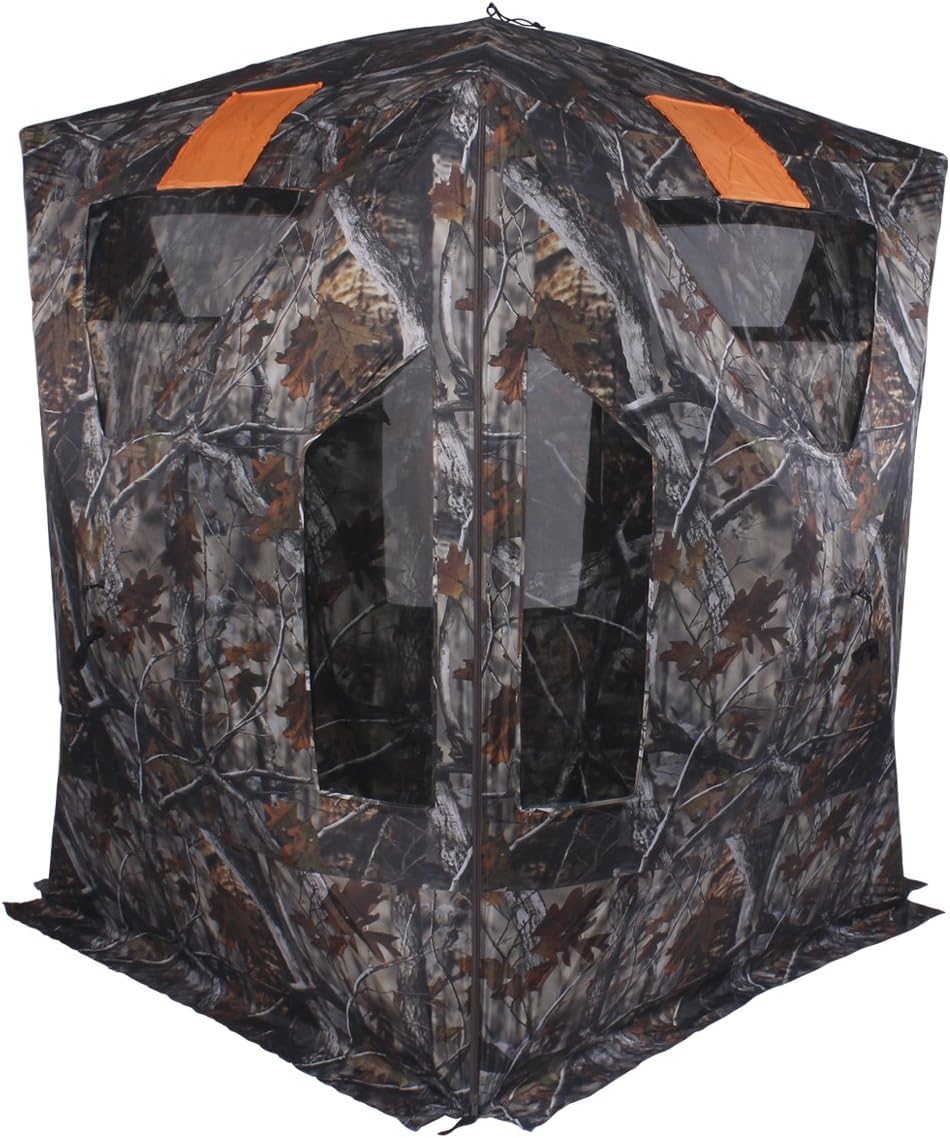White Smoke JM Rusk Two-Tall Extra Tall Two to Three Person Hunting Blind