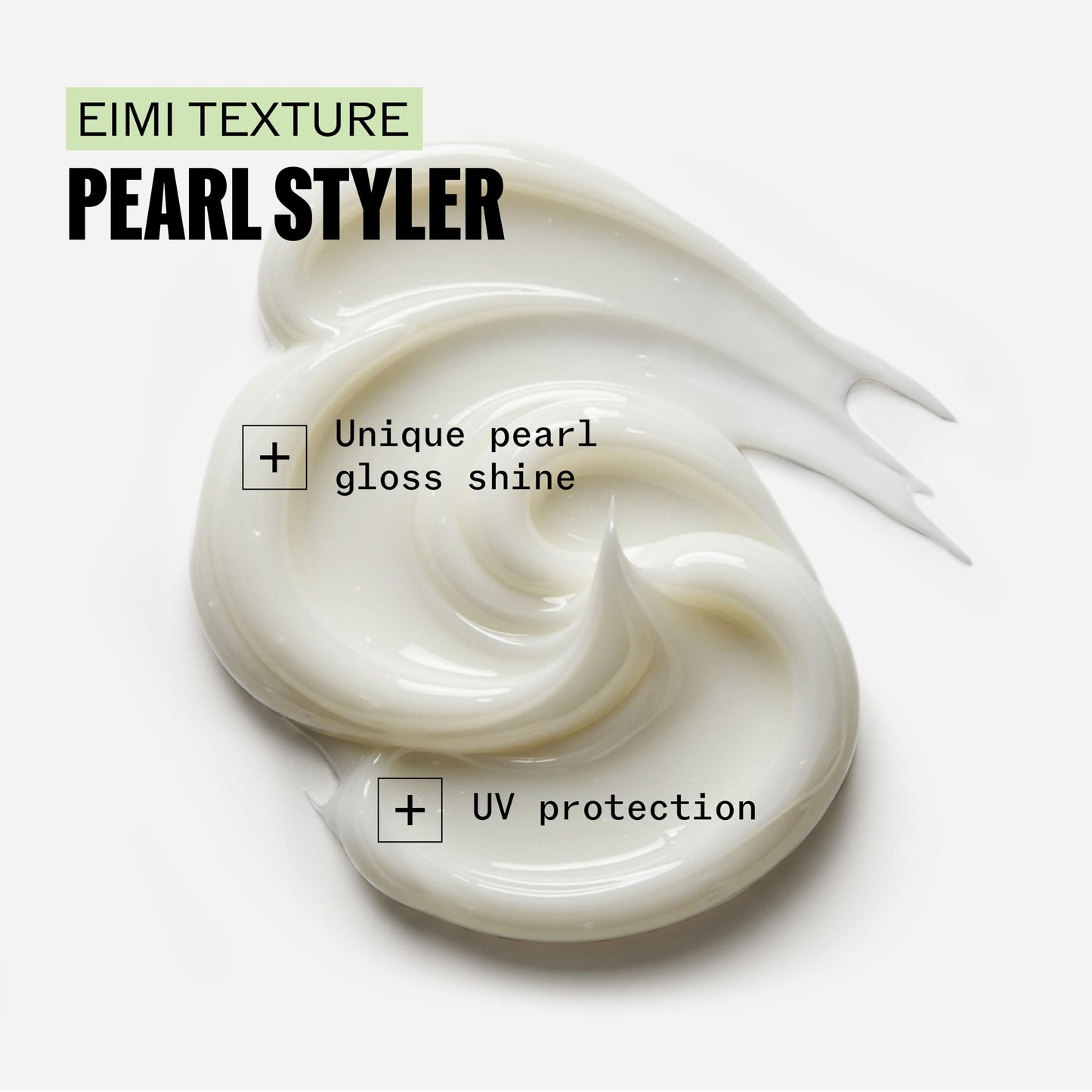 White Smoke Wella Professionals EIMI Pearl Styler | Texture Styling Gel | Flexible Strong Hold | Adds Volume & Glossy Shine | UV Protection | 3.59 Fl Oz