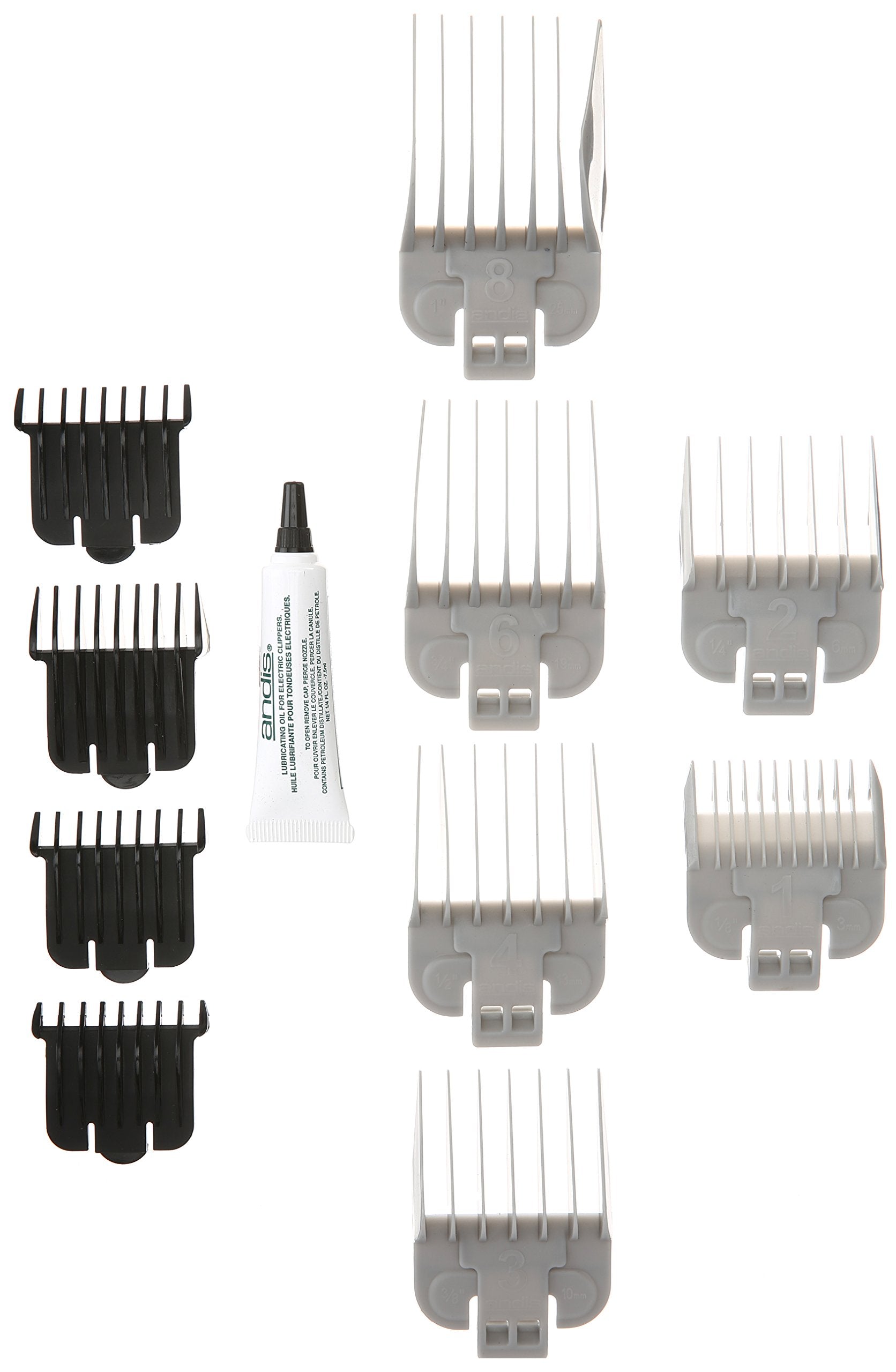 White Smoke Andis Stylist Combo Envy Clipper + T-Outliner Trimmer Black Combo Haircut Kit 66280