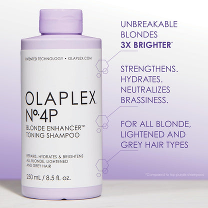 Lavender Olaplex Unbreakable Blondes Haircare Mini Kit: Brighten & Repair, No. 0, 3, 4P, 8, Reduces Breakage & Split Ends, Adds Moisture & More Shine, Brightens All Blonde, Lightened, & Grey Hair