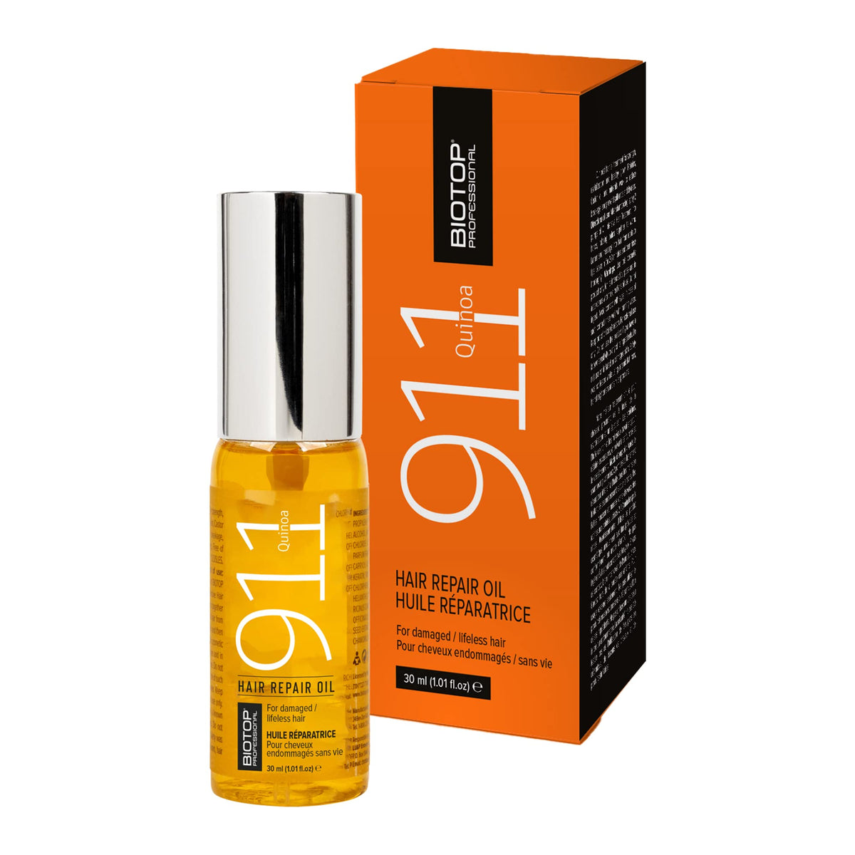 White Smoke 911 Quinoa Hair Repair Oil 1.01 fl oz – Biotop Professional