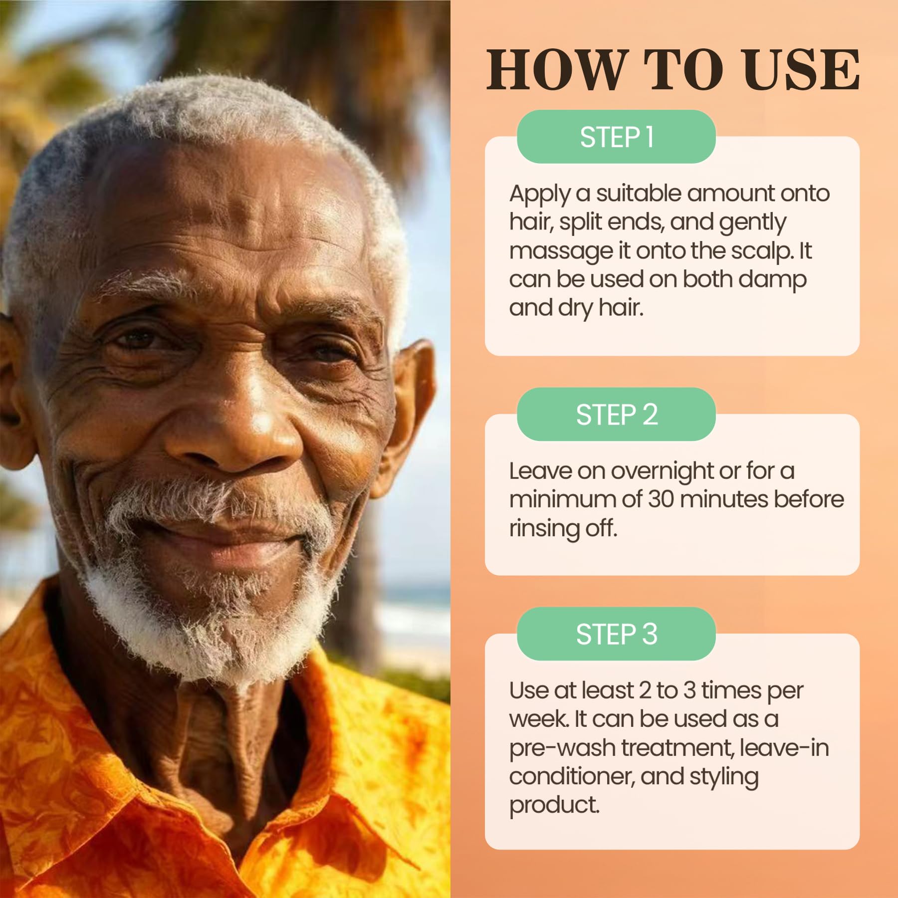 Antique White Batana Oil for Hair Growth Dr Sebi, 100% Raw Organic Batana Hair Mask from Honduras, Wild Growth Hair Oil, Scalp Oil Promotes Hair Thickness, Prevents Loss for Men & Women, 4.06 fl oz