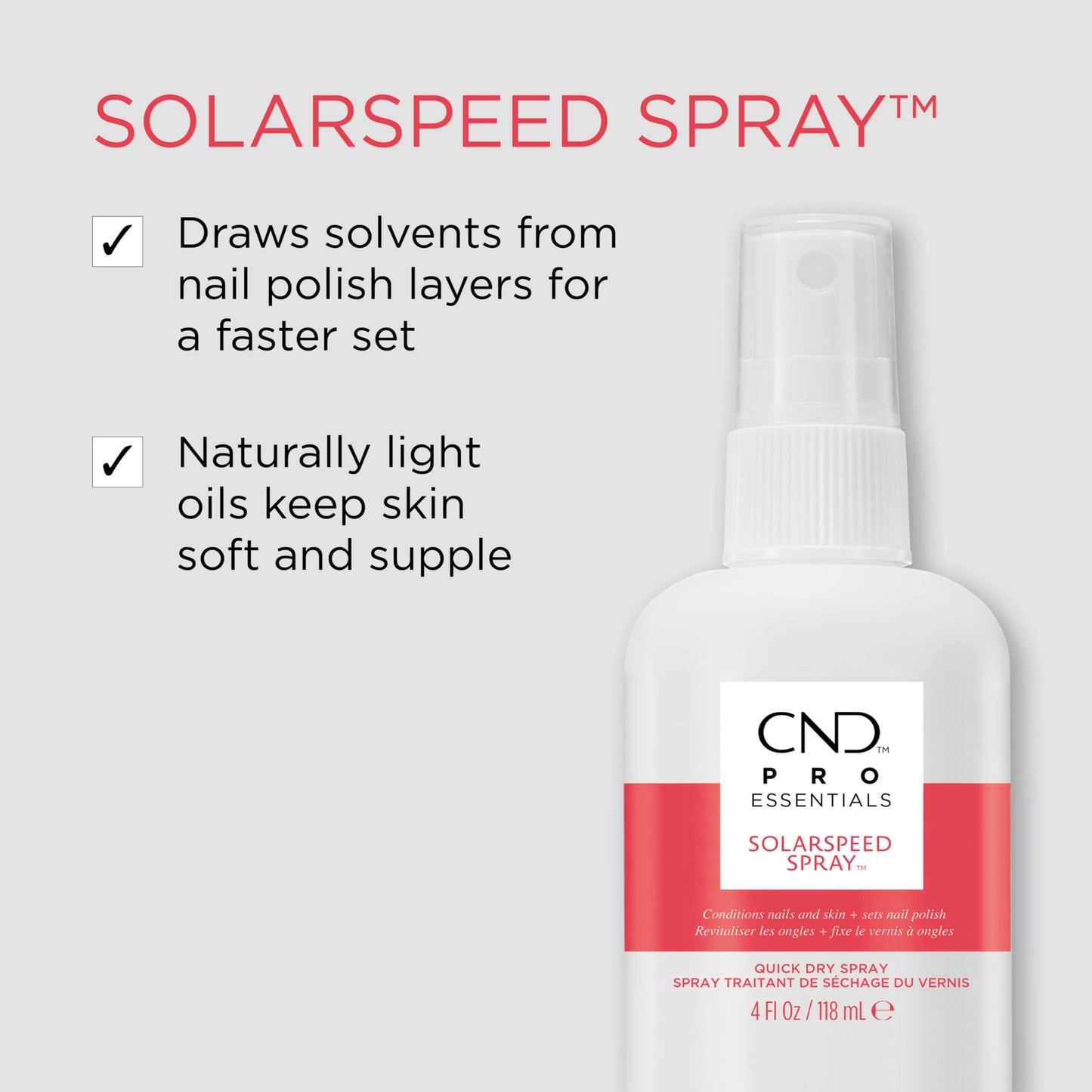 Lavender CND SolarSpeed Spray (Packaging May Vary), 32 fl oz