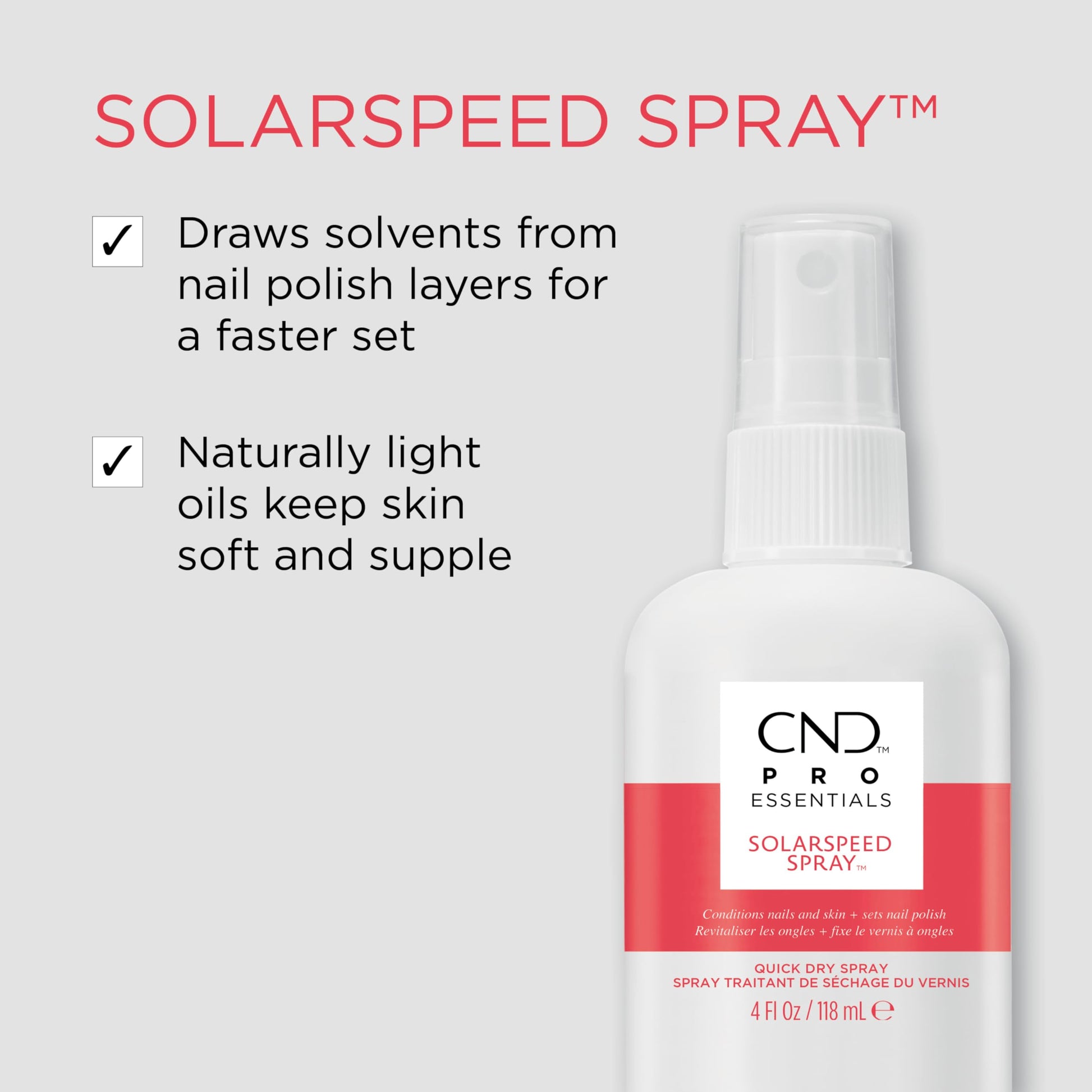 Lavender CND SolarSpeed Spray (Packaging May Vary), 32 fl oz
