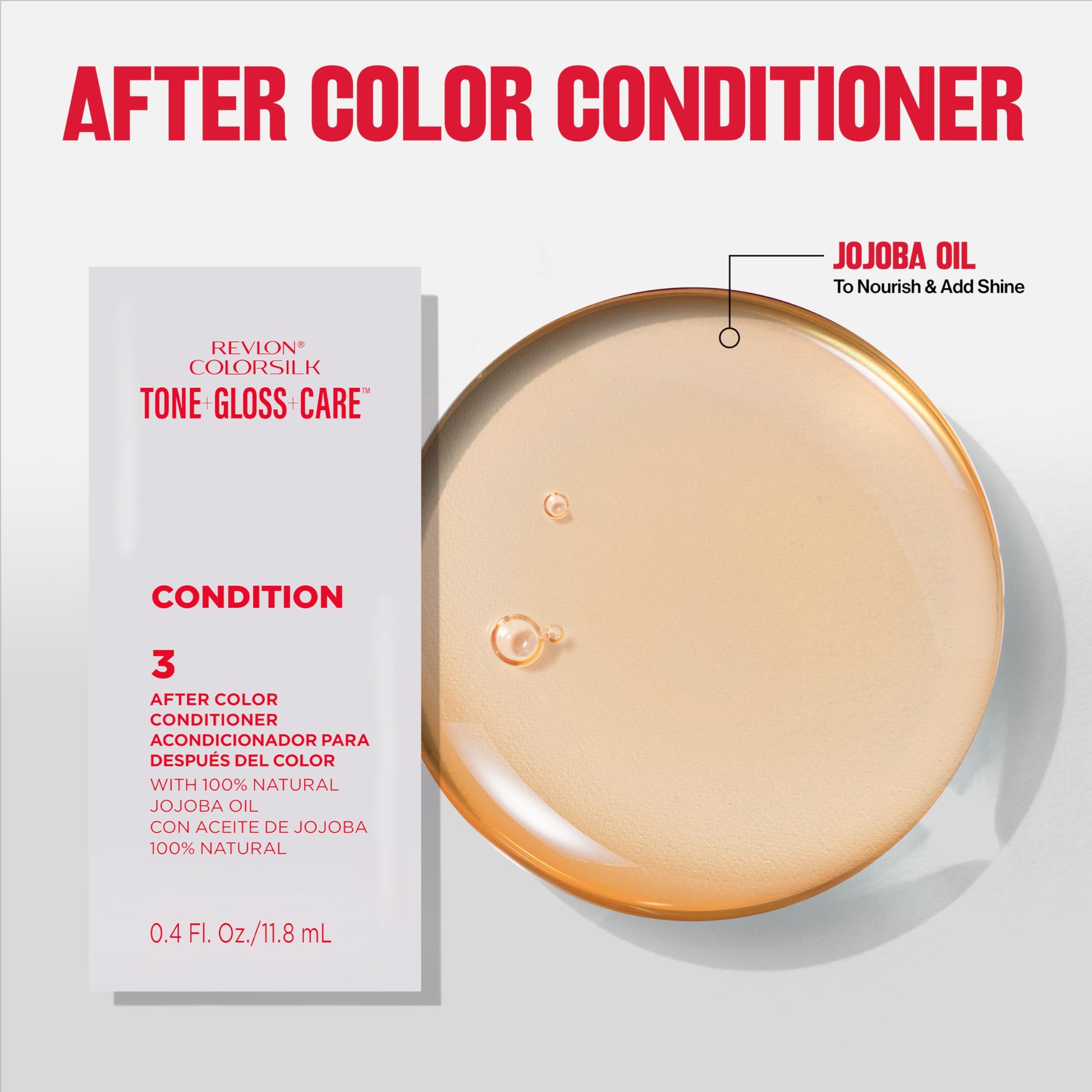 Light Gray Revlon ColorSilk Tone + Gloss + Care Demi Permanent Hair Color, Dye Kit with Leave-In Scalp and Haircare Serum, 2x Shinier, 4x Stronger, 5 Medium Brown, 4.5 fl oz