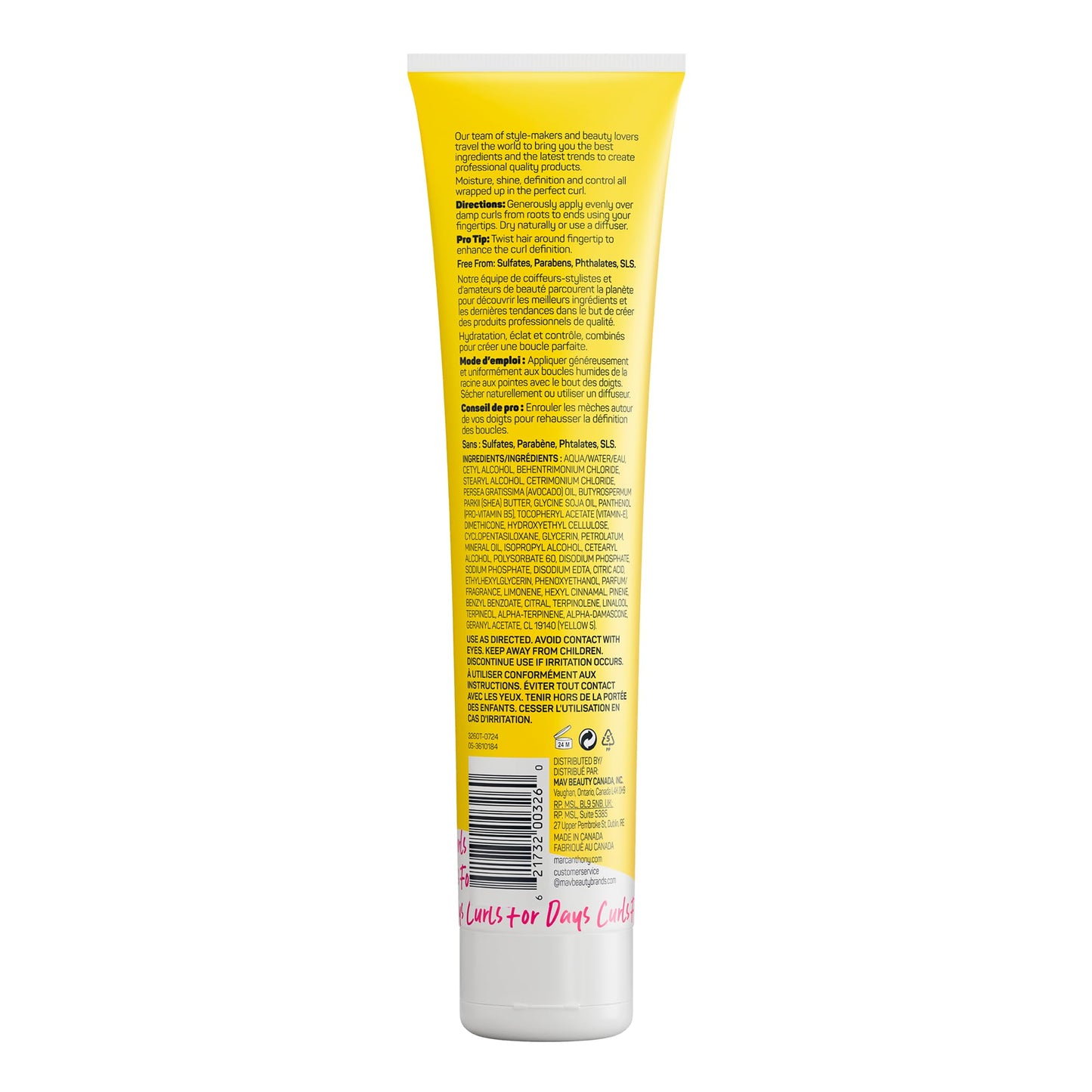 White Smoke Marc Anthony Curl Defining Styling Cream for Curly Hair, Strictly Curls - Moisturizing Hair Defining Cream Softens & Detangles Coarse, Frizzy Curls with Shea Butter - Styling Product Reduces Frizz