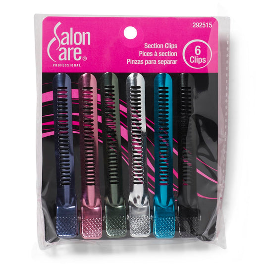 Dark Slate Gray Salon Care Metal Section Clips