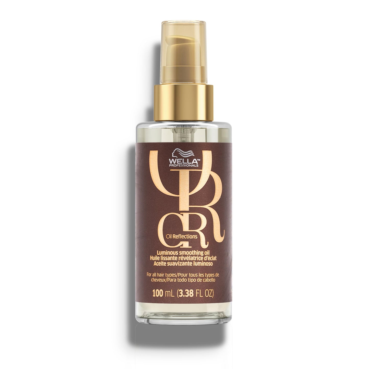 White Smoke Wella Professionals Oil Reflections Luminous Smoothing Hair Oil | Adds Smoothness & Shine for All Hair Types | With Macadamia Seed & Avocado Oils | 3.38 Fl Oz