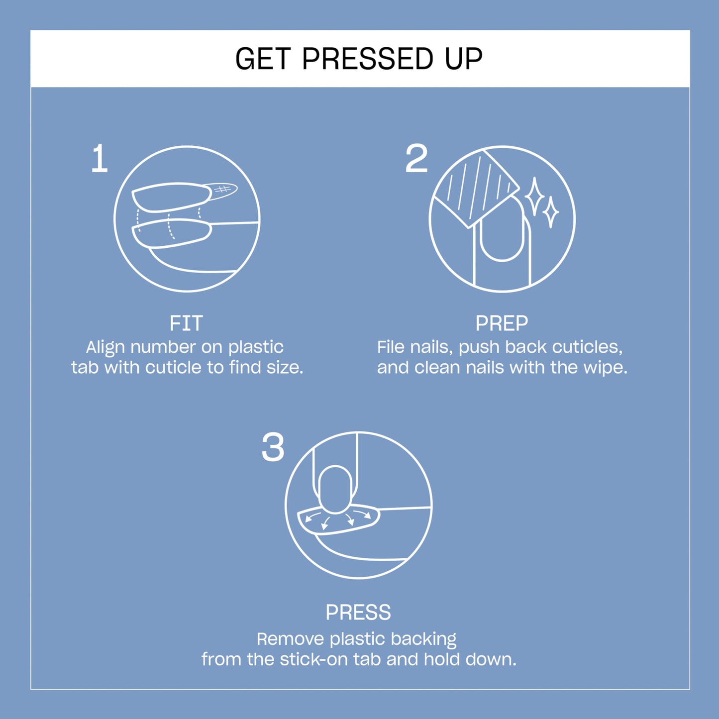 Cornflower Blue OPI Sticking Point Verified | Short Squoval Opaque Cool Blue Instant No Glue Press On Nails | 30 Count with Adhesive Tabs | Damage-Free Wear | Spring 2026