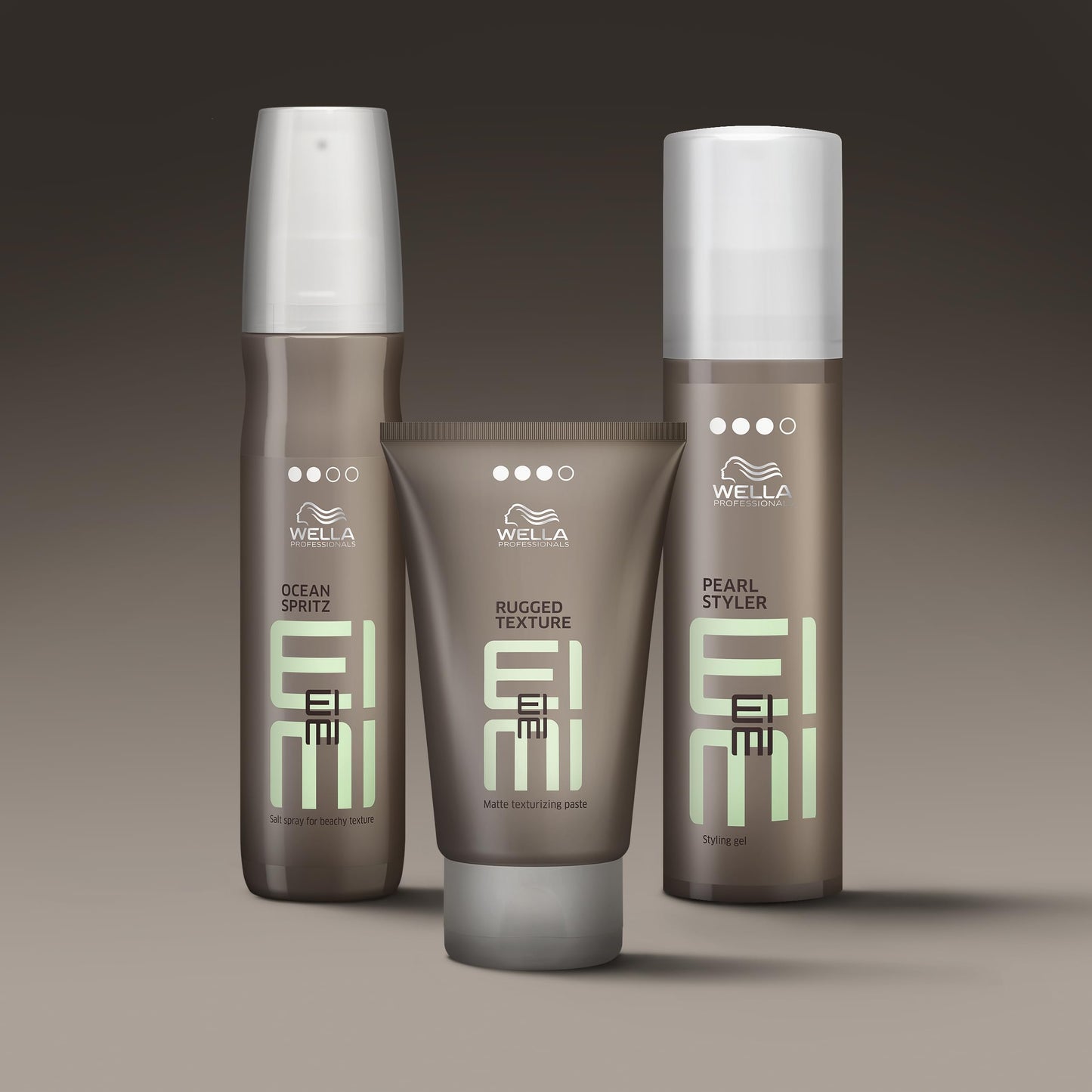Dark Gray Wella Professionals EIMI Pearl Styler | Texture Styling Gel | Flexible Strong Hold | Adds Volume & Glossy Shine | UV Protection | 3.59 Fl Oz