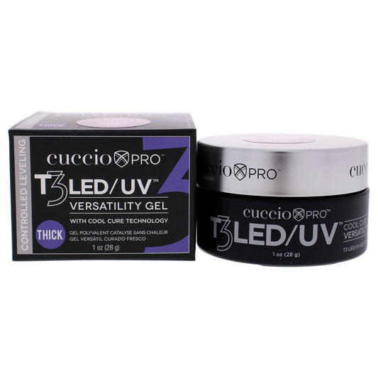 White Smoke Cuccio Pro T3 Cool Cure Versatility Gel - Controlled Levelling - LED And UV - Incredibly Flexible - Strong Adhesion - Thick Viscosity - Fast Application - Quick-Dry - Opaque Nude Pink - 1 Oz Nail Gel
