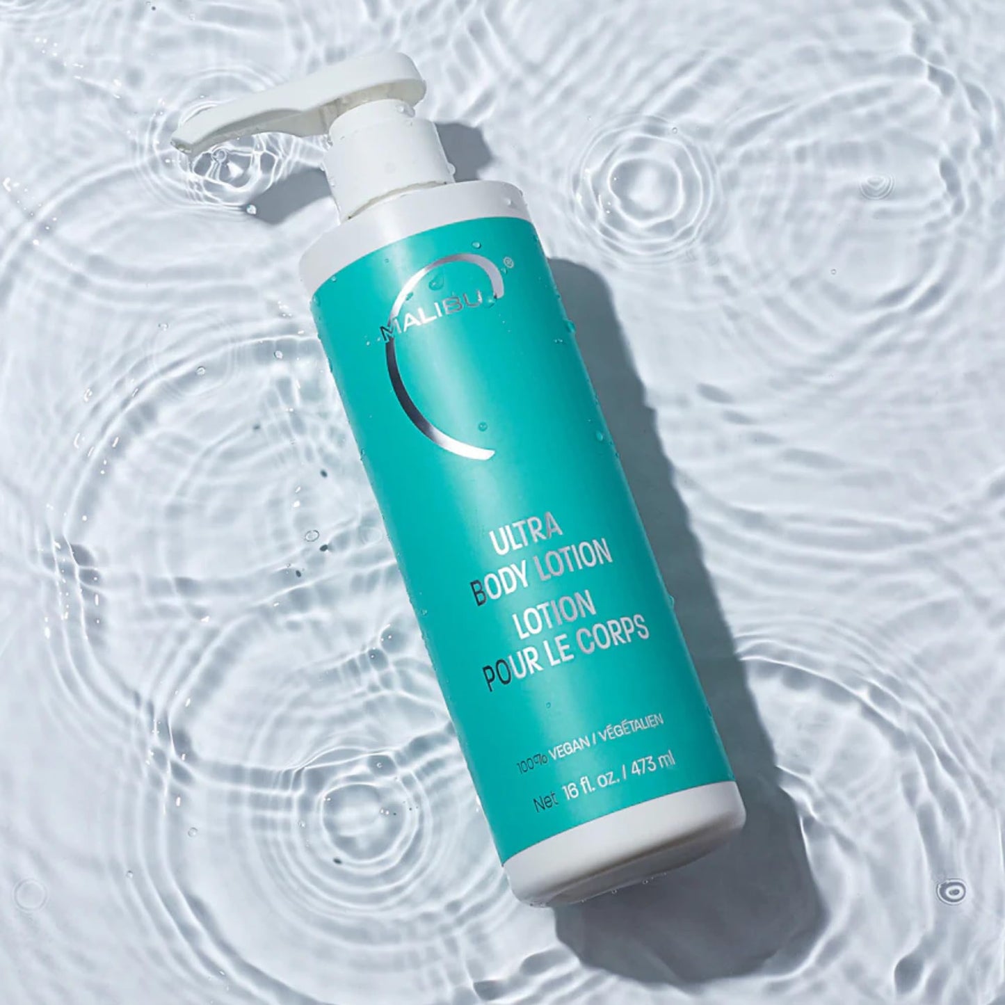 Light Gray Malibu C Ultra Body Lotion - Hydrating Lotion for Extremely Dry Skin - Delivers Weightless Moisture & Radiant Glow - Safe for All Skin Types (16 fl oz)