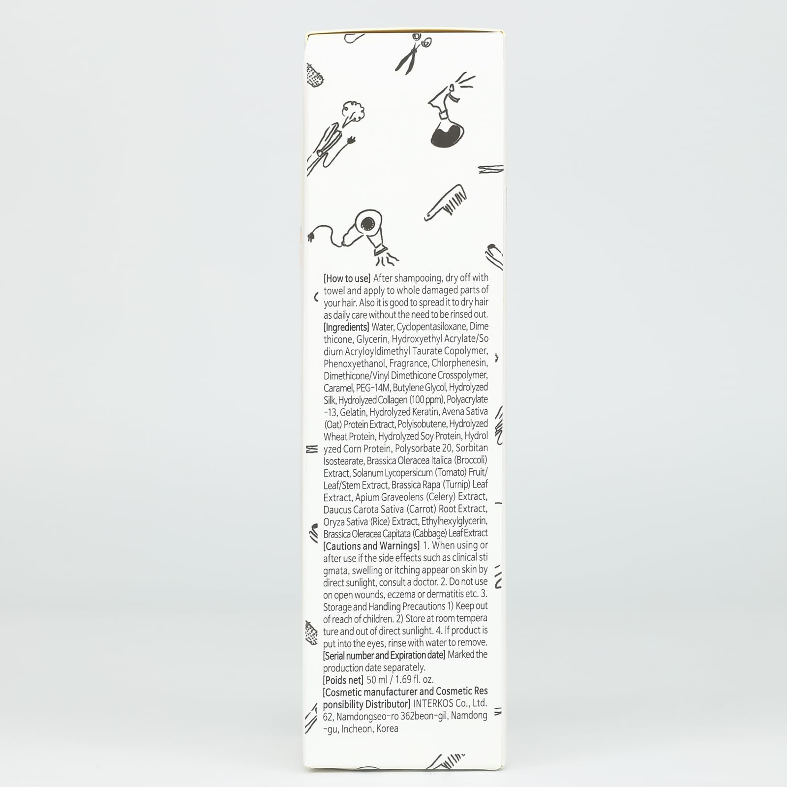 Light Gray Elizavecca Milky Piggy Collagen Coating Protein Ion Injection 50ml/1.69 fl. oz.