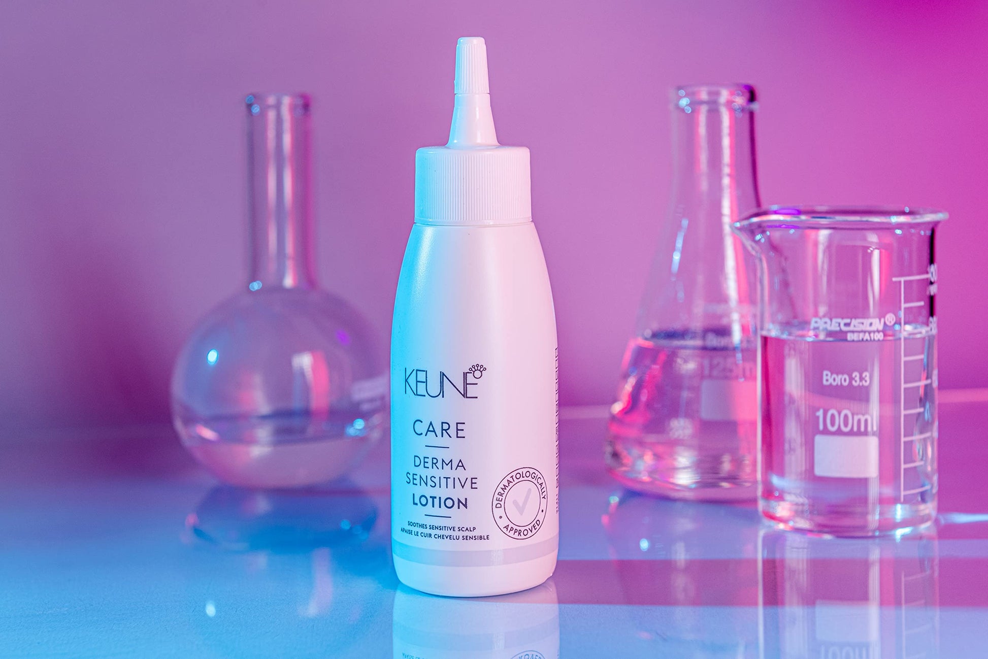 Light Slate Gray Keune Care Derma Sensitive Lotion, Soothing & Calming Treatment for Dry Scalp, 2.5 Fl Oz