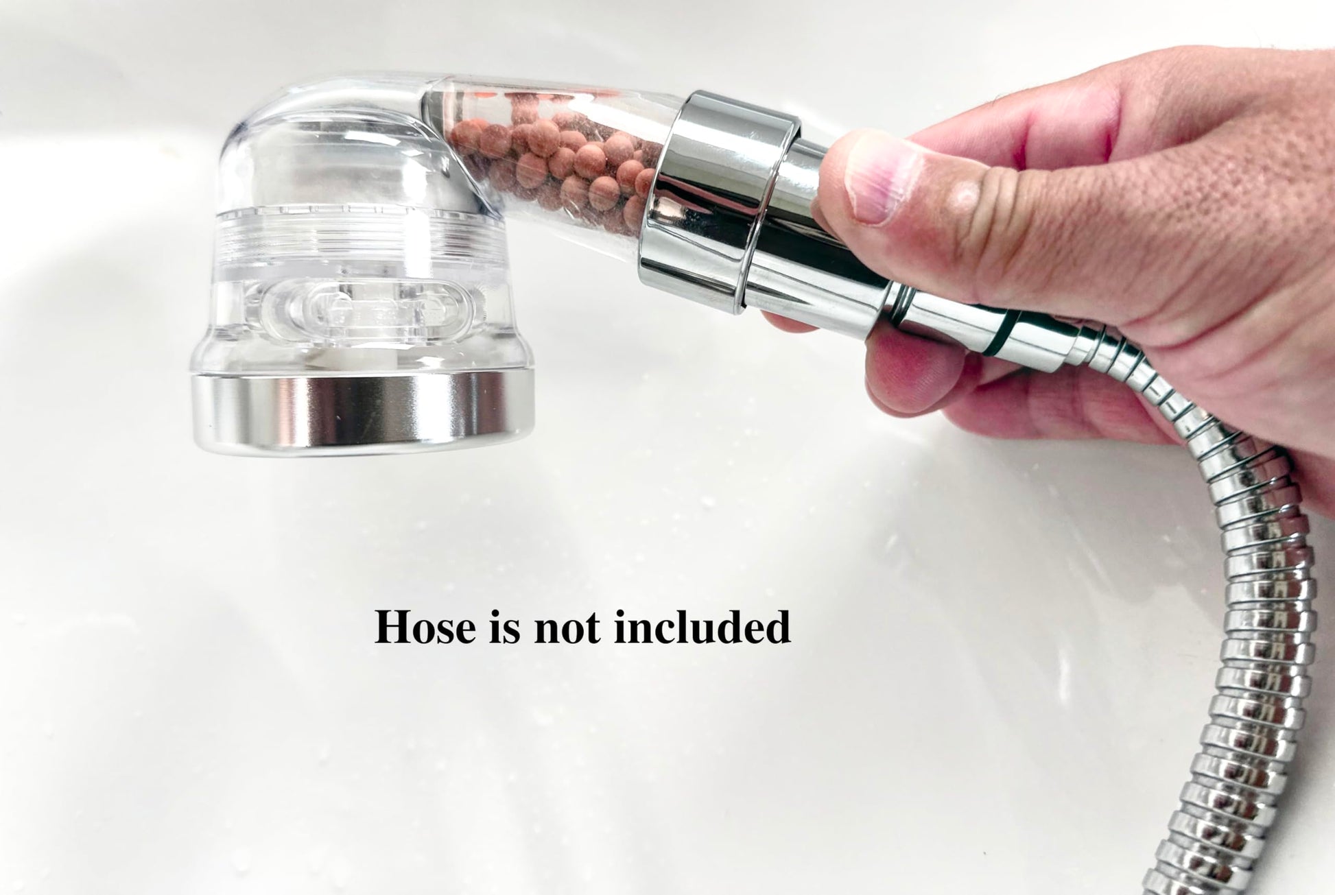 Lavender Socila Clear Sprayer Head 3 Function With Filter For Shampoo Bowl, High Pressure And Water Saving, Filter For Dry & Frizz Hair