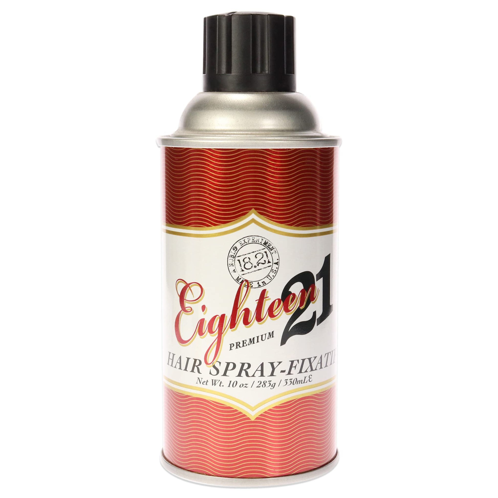 White Smoke 18.21 Man Made Premium Hair Spray for Men, All-Day Flexible Hold, 10 oz. - Styling Hairspray with Matte Finish, Sweet Tobacco Scent - Professional, Non-Greasy Hairspray for All Hair Types