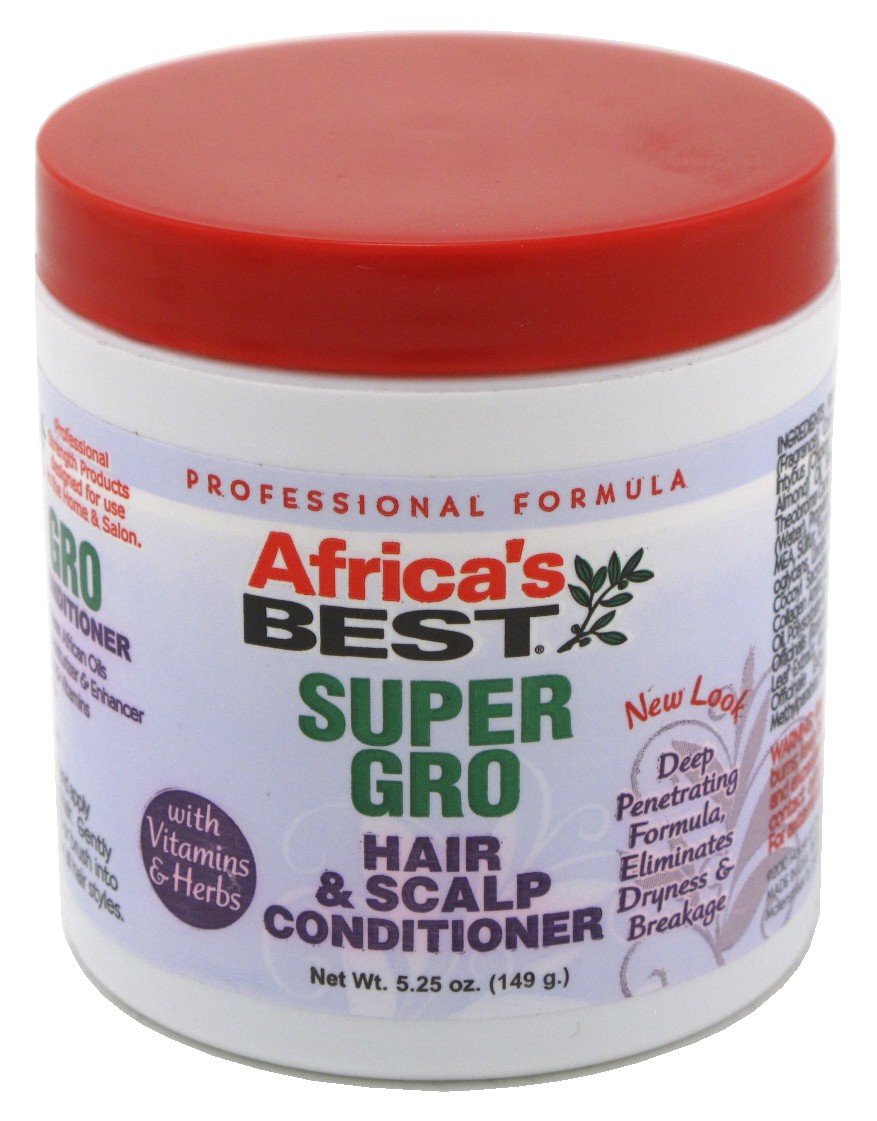 White Smoke Africas Best Gro Super Hair & Scalp Conditioner 5.25 Ounce (Pack of 6)
