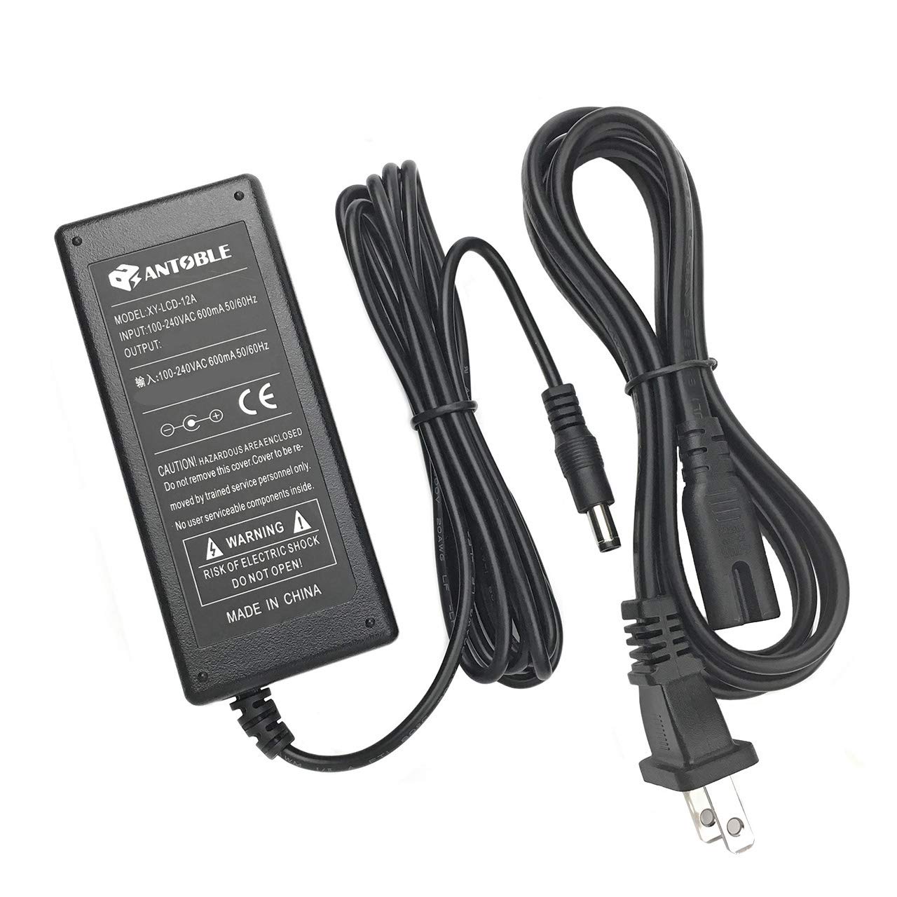 White Smoke ANTOBLE 11ft Cord AC/DC Adapter for OPI LED Lamp GC900 GL900 Model PS 1065-300T2B200 O.P.I PA1065-294T2B200 Opt 29V 29.5V Charger Power Supply
