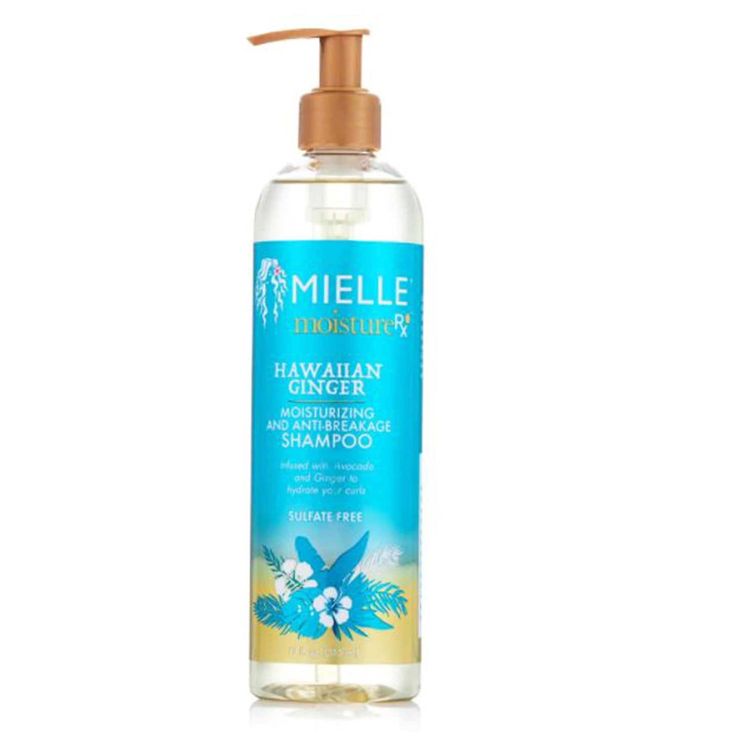White Smoke Mielle Moisture RX Hawaiian Ginger Moisturizing and Anti-Breakage Shampoo 12 oz