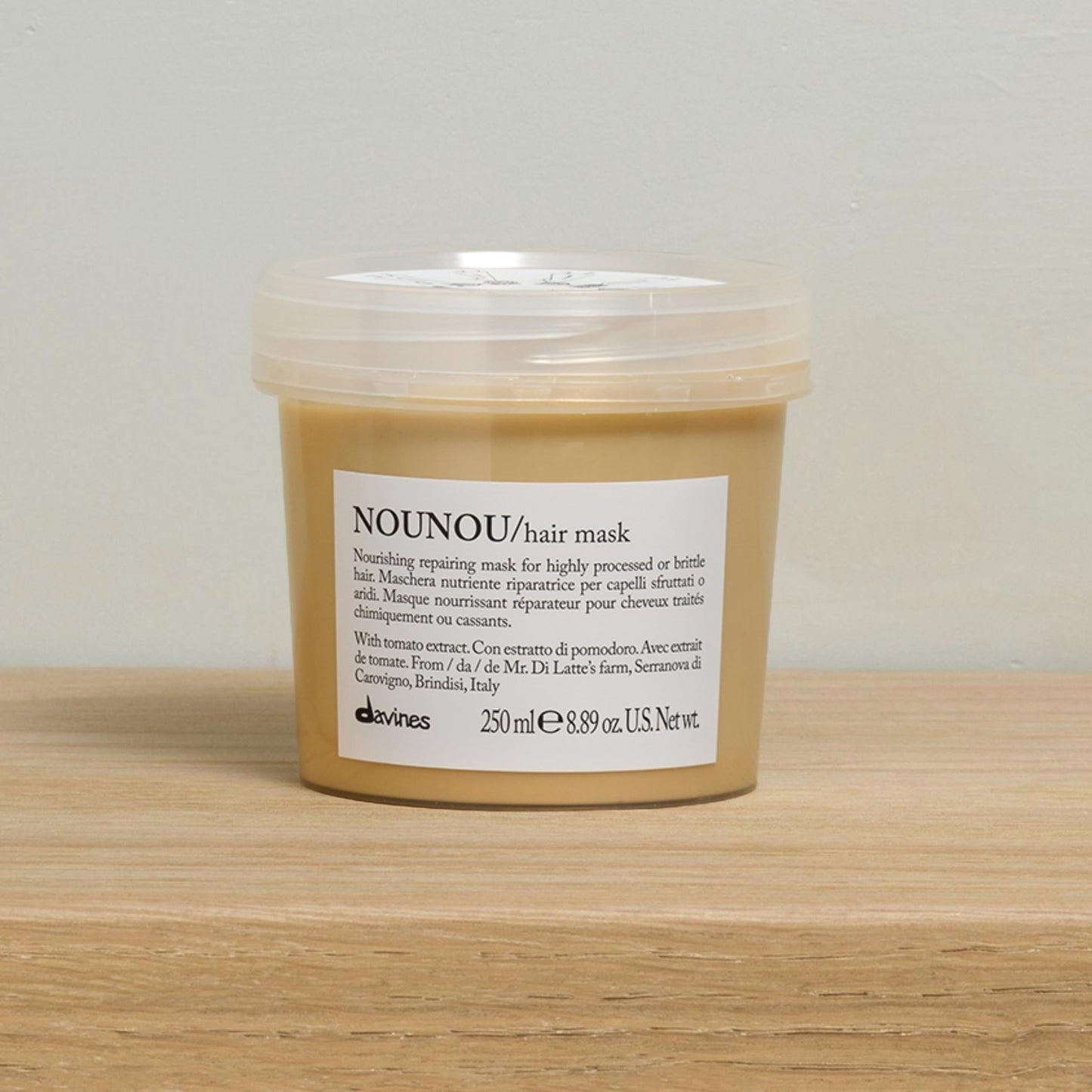Gray Davines Nounou Hair Mask, 8.87 Fl Oz (Pack of 1)
