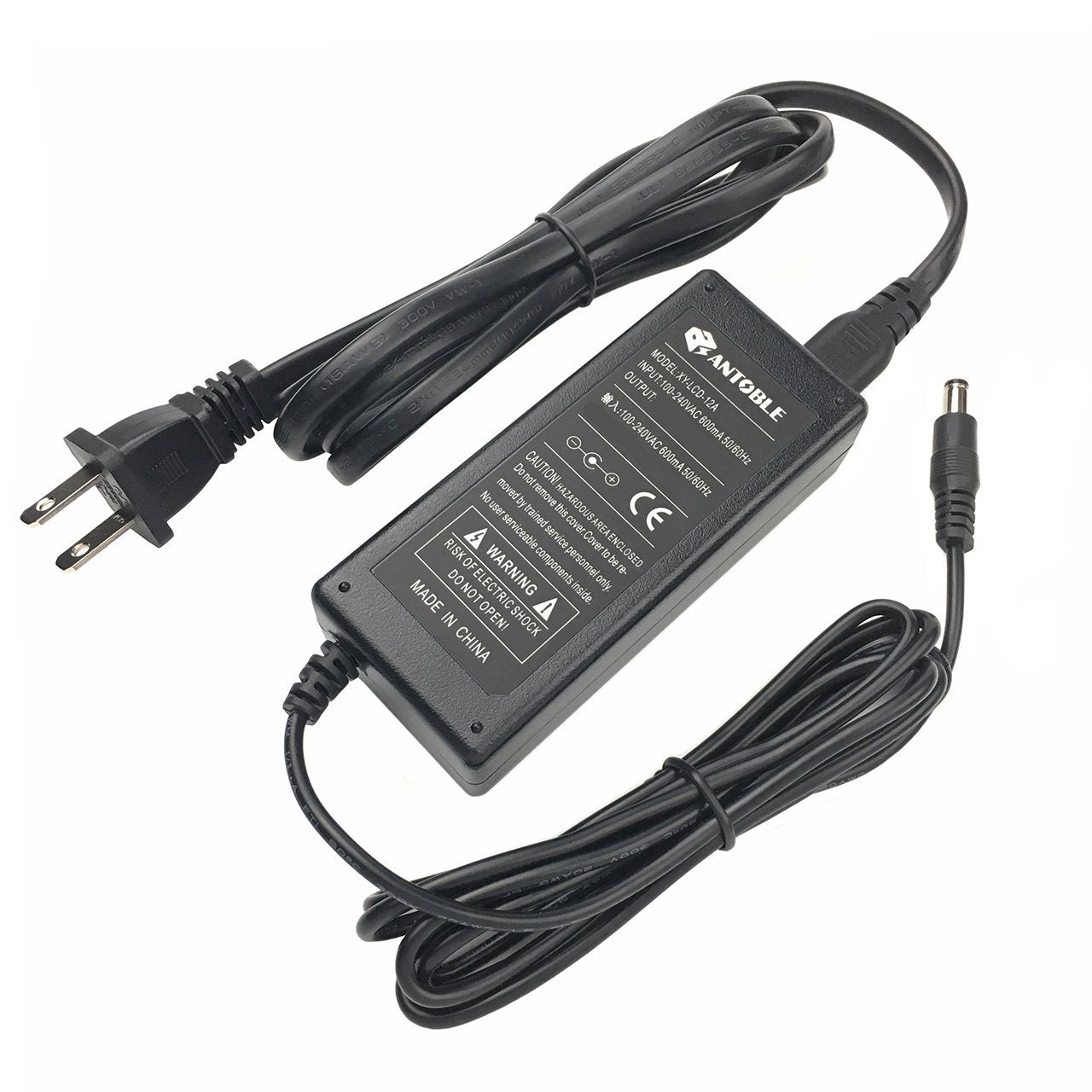 White Smoke ANTOBLE 11ft Cord AC/DC Adapter for OPI LED Lamp GC900 GL900 Model PS 1065-300T2B200 O.P.I PA1065-294T2B200 Opt 29V 29.5V Charger Power Supply