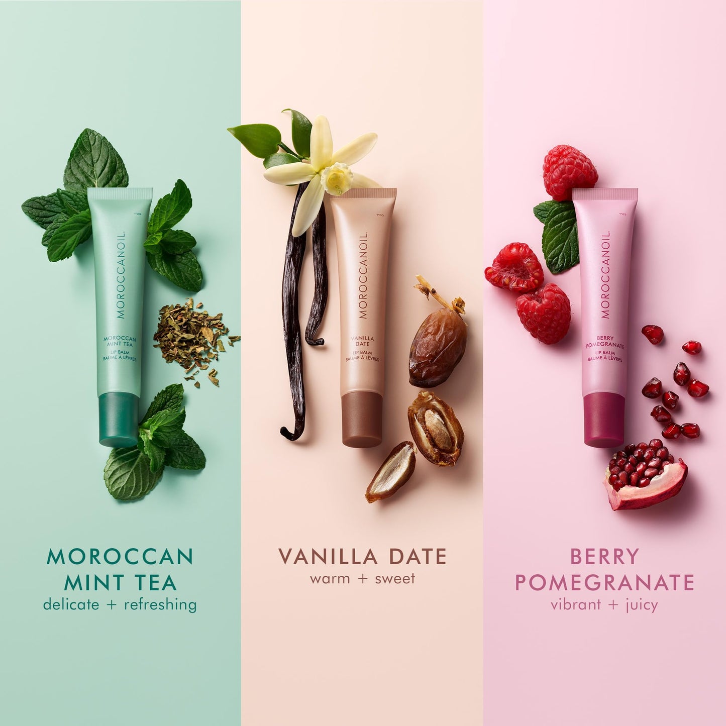 Gray Moroccanoil Lip Balm Trio Kit