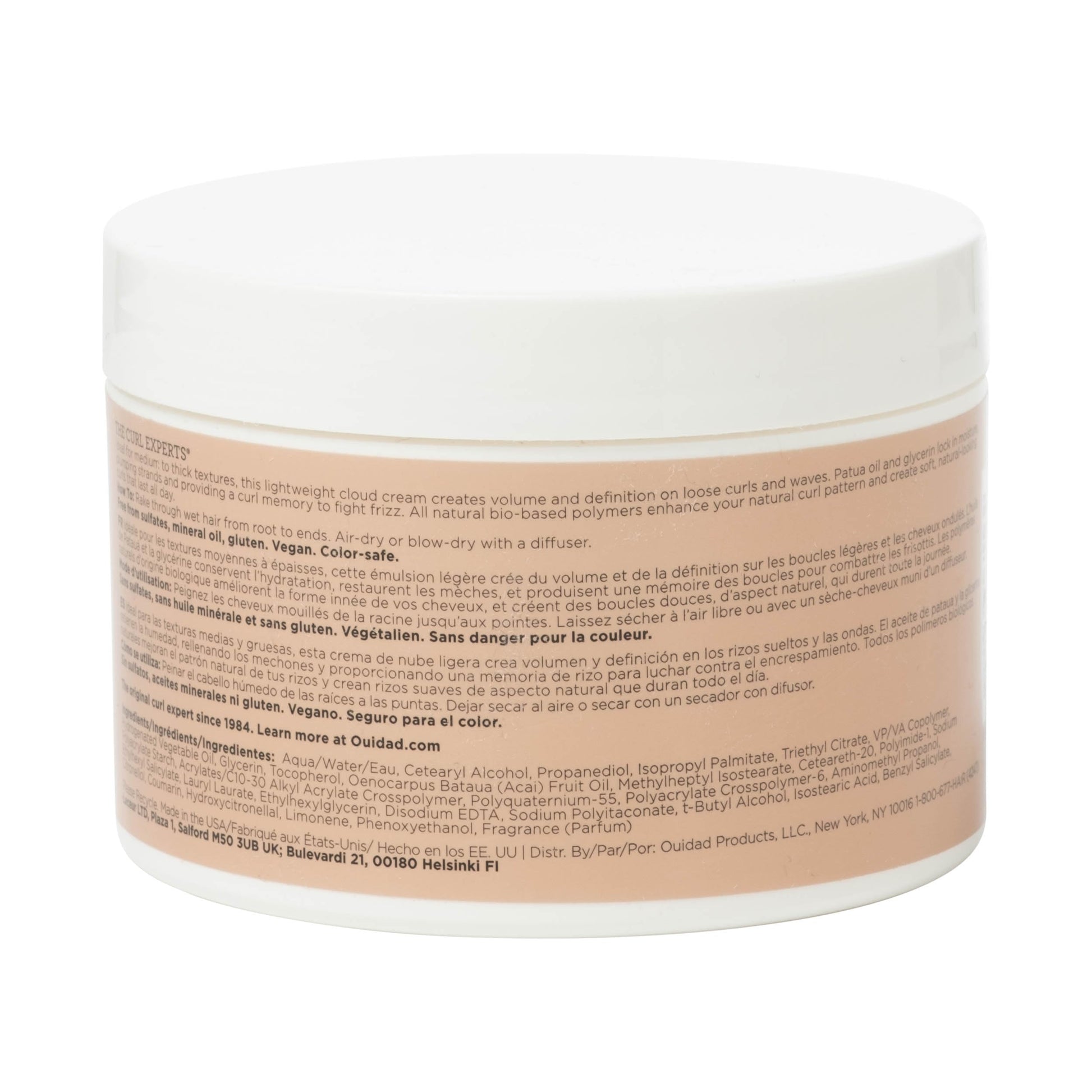 Tan Ouidad Curl Shaper Take Shape Plumping Defining Cream 8oz | Volumizing Styling Formula for Loose Waves Medium Thick Hair | Lightweight Frizz Control Enhancer Soft Hold Texture Booster
