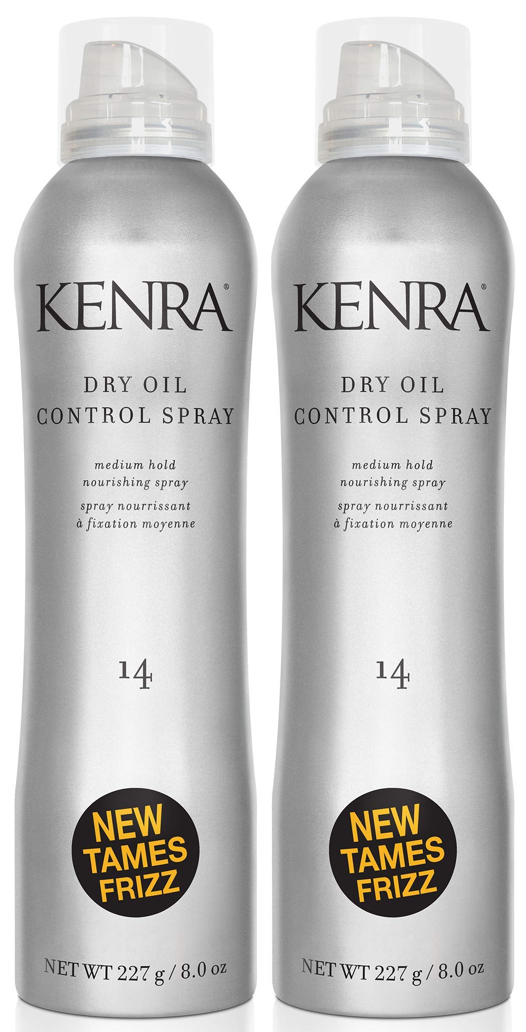 Lavender Kenra Professional Dry Oil Control Spray 14 | Frizz Control Hairspray | All Hair Types | 8 oz (2-Pack)