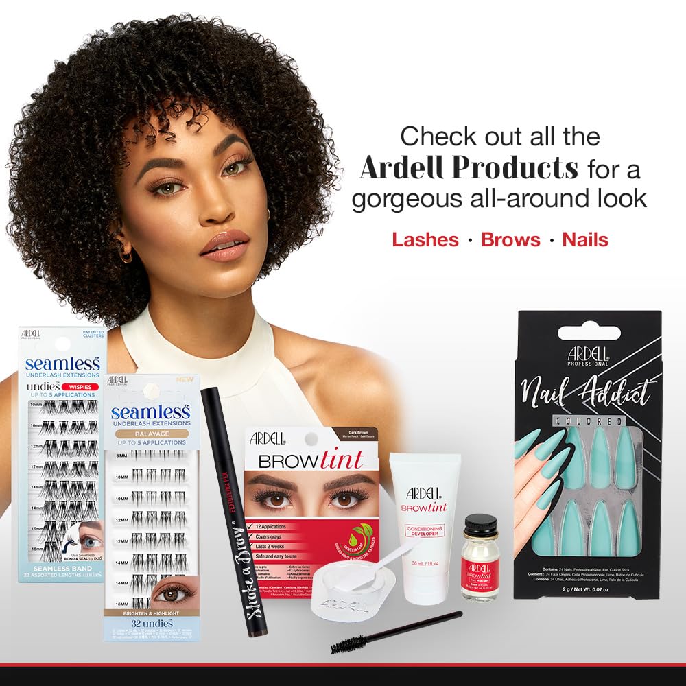 White Smoke Ardell Stroke a Brow Pencil Feathering Eyebrow Pen – Precise Micro-Tip, Long-Lasting Waterproof Eyebrow, Precision Tip, Dark Brown, 1 Pack