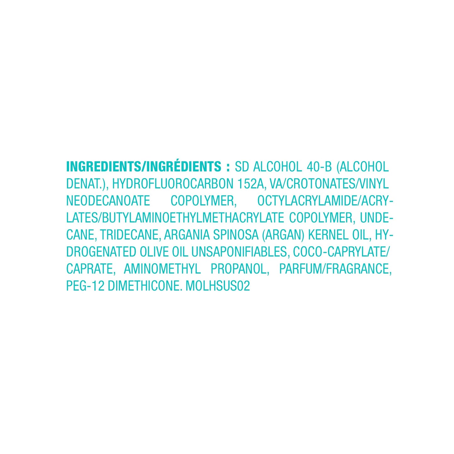 Light Cyan Moroccanoil Luminous Hairspray Strong, 10 Fl. Oz