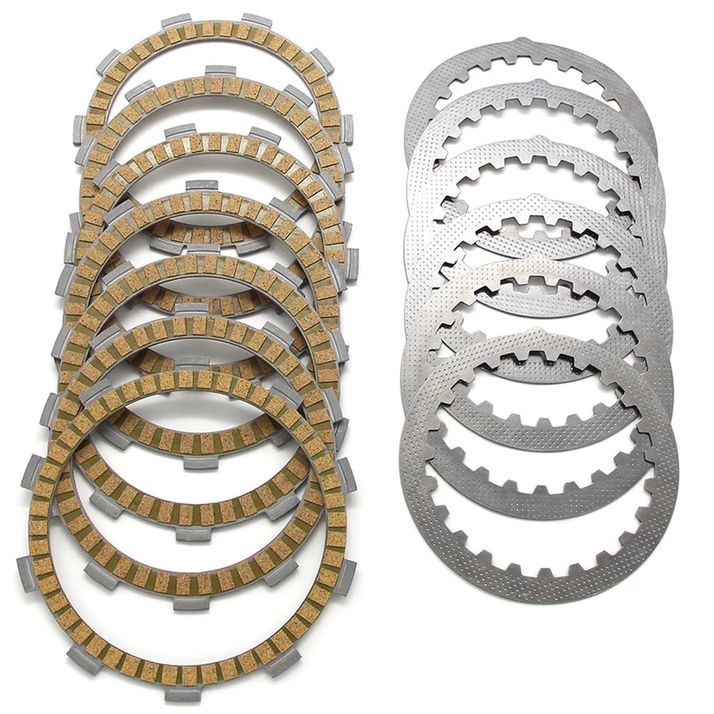 White Smoke Clutch Friction Disc Plate Kit 1V1-16324-00 Compatible With DT230 DT230R Lanza DT125E DT125 DT200R DT125R DT125RE DT125X