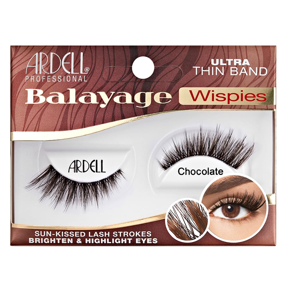 Lavender Ardell Balayage Wispies Chocolate False Eyelashes, 1 Pair