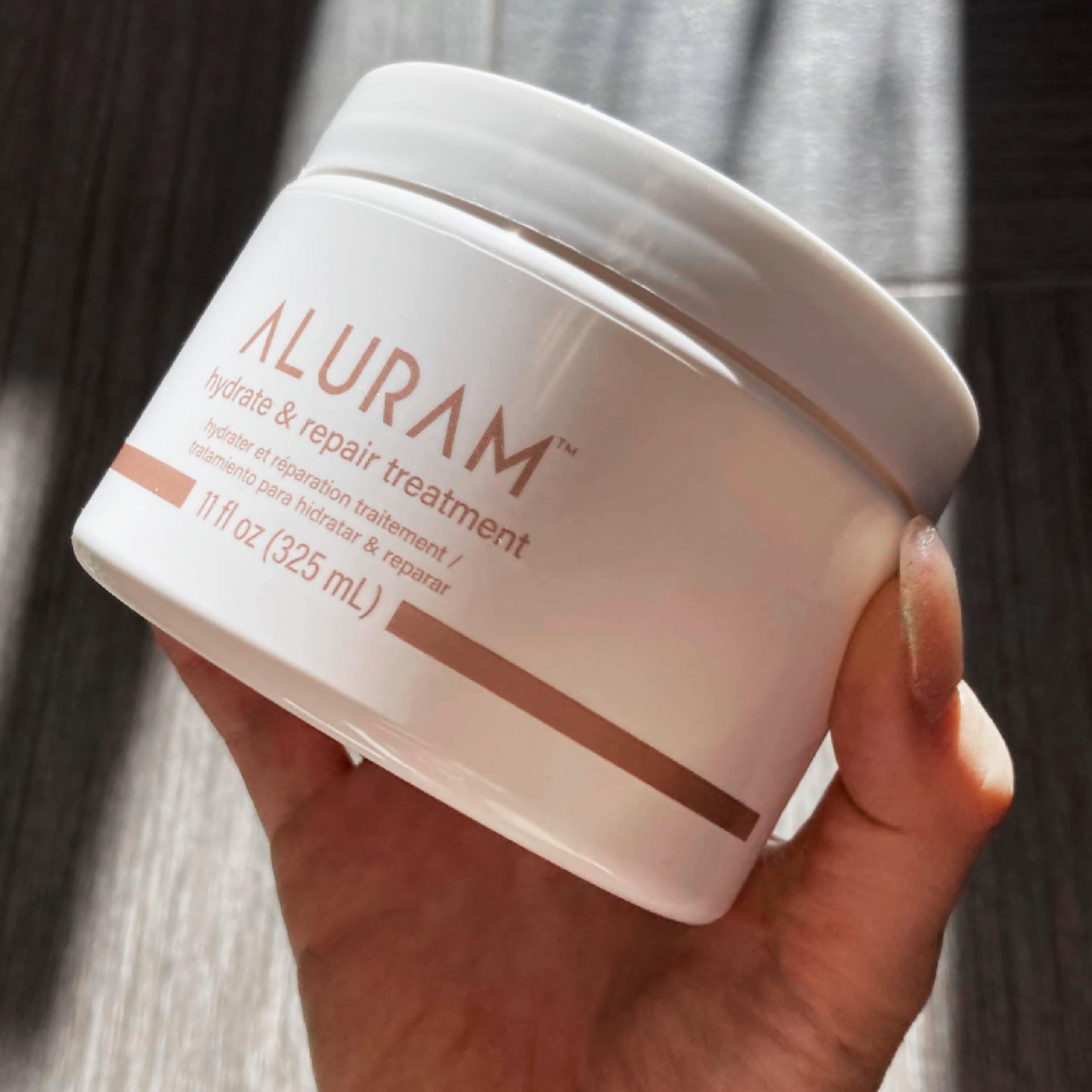 Black Aluram Hydrate & Repair Hair Treatment, Intense Moisture Infusion, Clean Hydration Boost for All Hair Types,11 Fl Oz