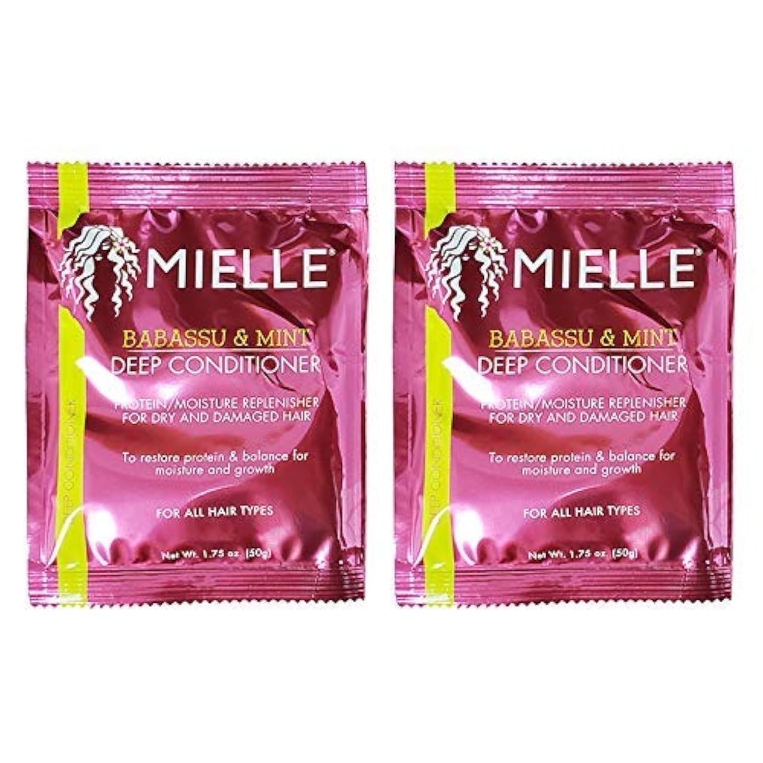 Pale Violet Red Mielle Babassu & Mint Deep Conditioner 1.75 Oz. "Pack of 2"