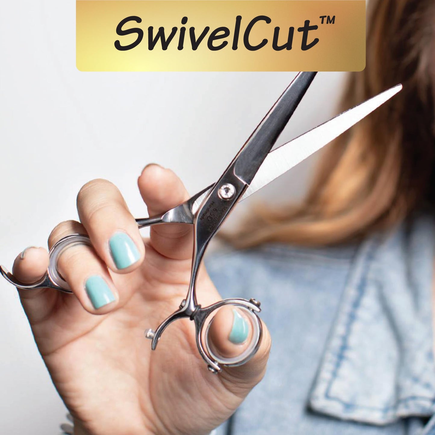 Lavender Olivia Garden SwivelCut Professional Hairdressing Shears Intro Case Deal - Left Handed (5.75")