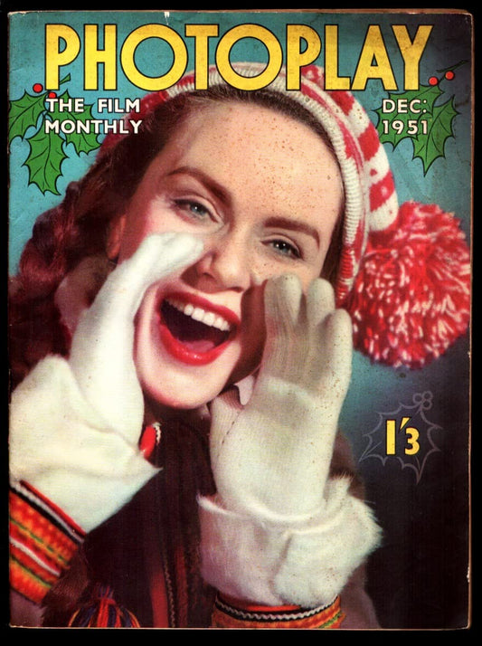 Black Photoplay 12/1951-British pub-Nadia Gray-Ann Miller-Rhonda Fleming-Mario Lanza-Alastair Sim-VG/FN