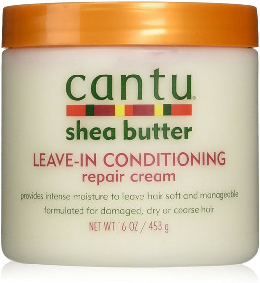 Light Gray Cantu Leave-in Conditioning Repair Cream, 16 oz (Pack of 8)