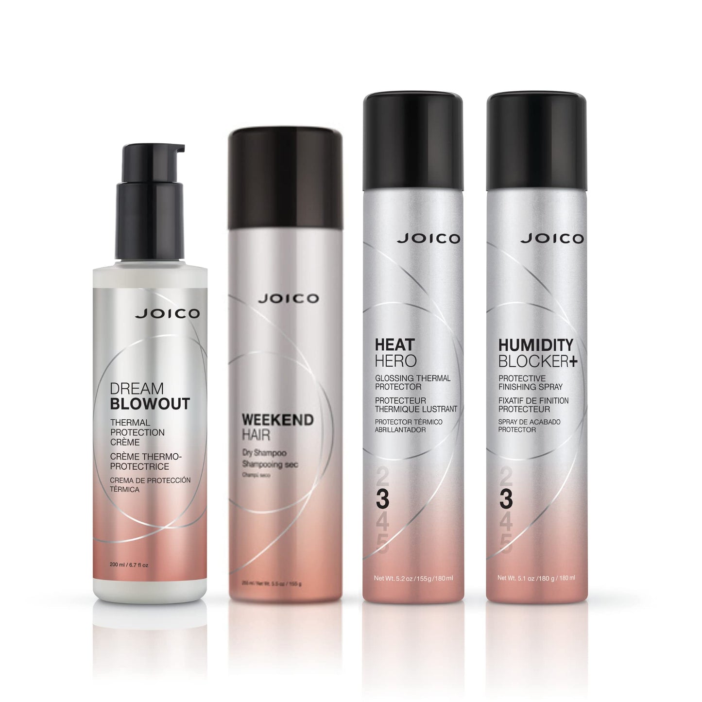 White Smoke Joico Heat Hero Glossing Thermal Protector | For Most Hair Types | Thermal Heat & Humidity Protection | Reduce Split Ends | Boost Shine | Paraben & Sulfate Free | 145g | 5.1 oz