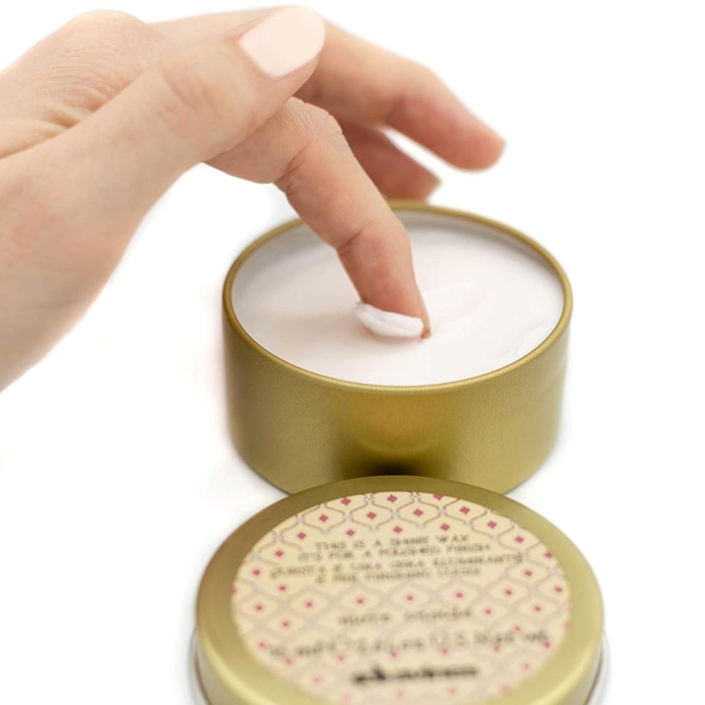 White Smoke Davines This Is A Shine Wax, Light Hold High Shine & Polish - Creamy Wax for Glossy Finish - Workable Texture for Sleek Styles, 2.54 Fl Oz