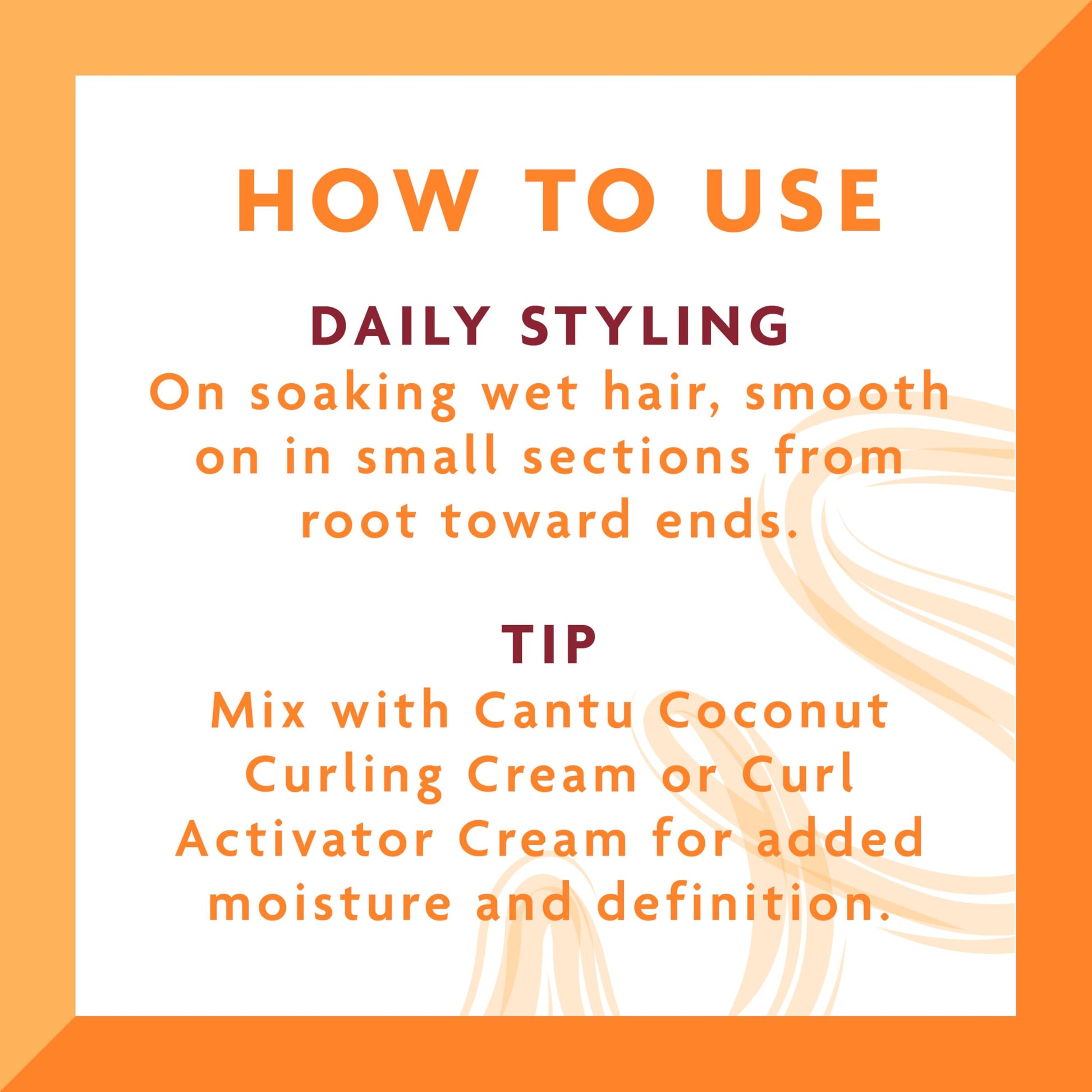White Smoke Cantu Shea Butter for Natural Hair Define & Shine Custard, 12 Oz