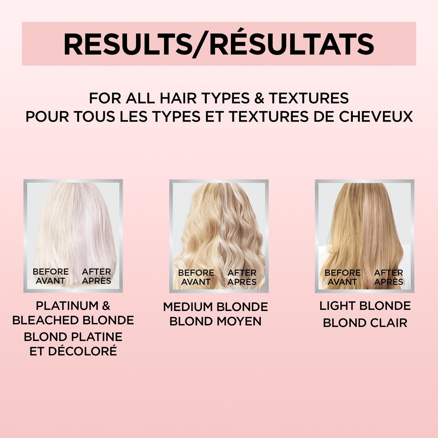 Pink L’Oreal Paris Le Color Gloss One Step In-Shower Toning Hair Gloss for Bleached Hair, Neutralizes Brass, Conditions & Boosts Shine, Platinum Pearl, 4 Ounce