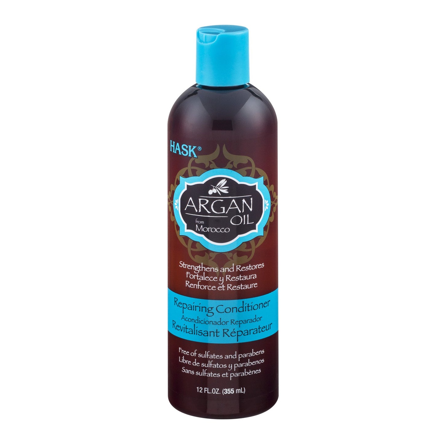 White Smoke Hask Argan Oil Repairing Conditioner, 12 oz (Pack of 6)