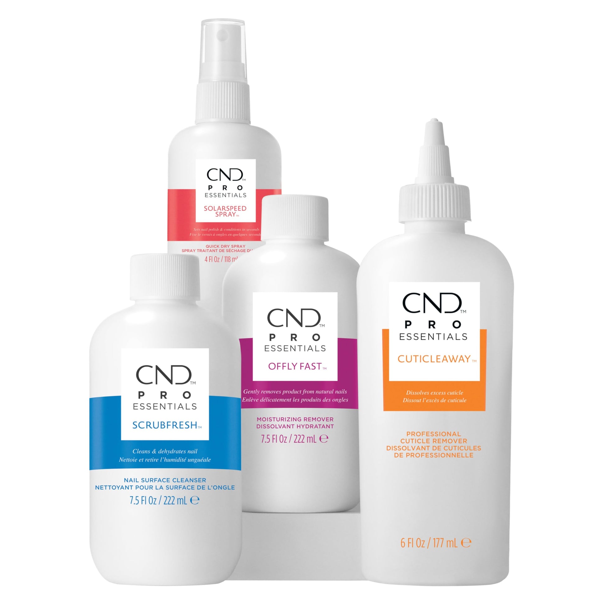 White Smoke CND SCRUBFRESH Nail Surface Cleaner (Packaging May Vary), 32 fl oz