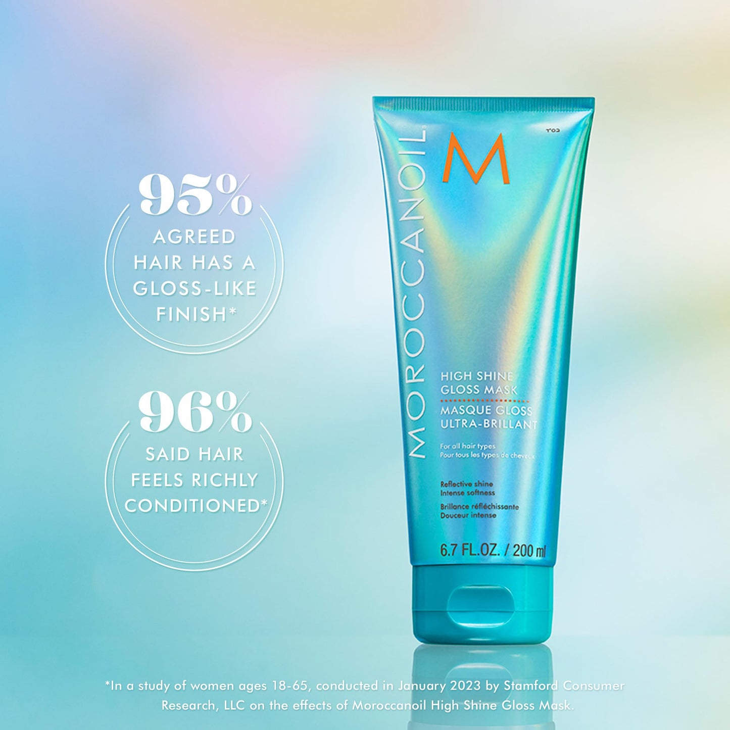 Light Blue Moroccanoil High Shine Gloss Mask, 2.5 Fl. Oz.