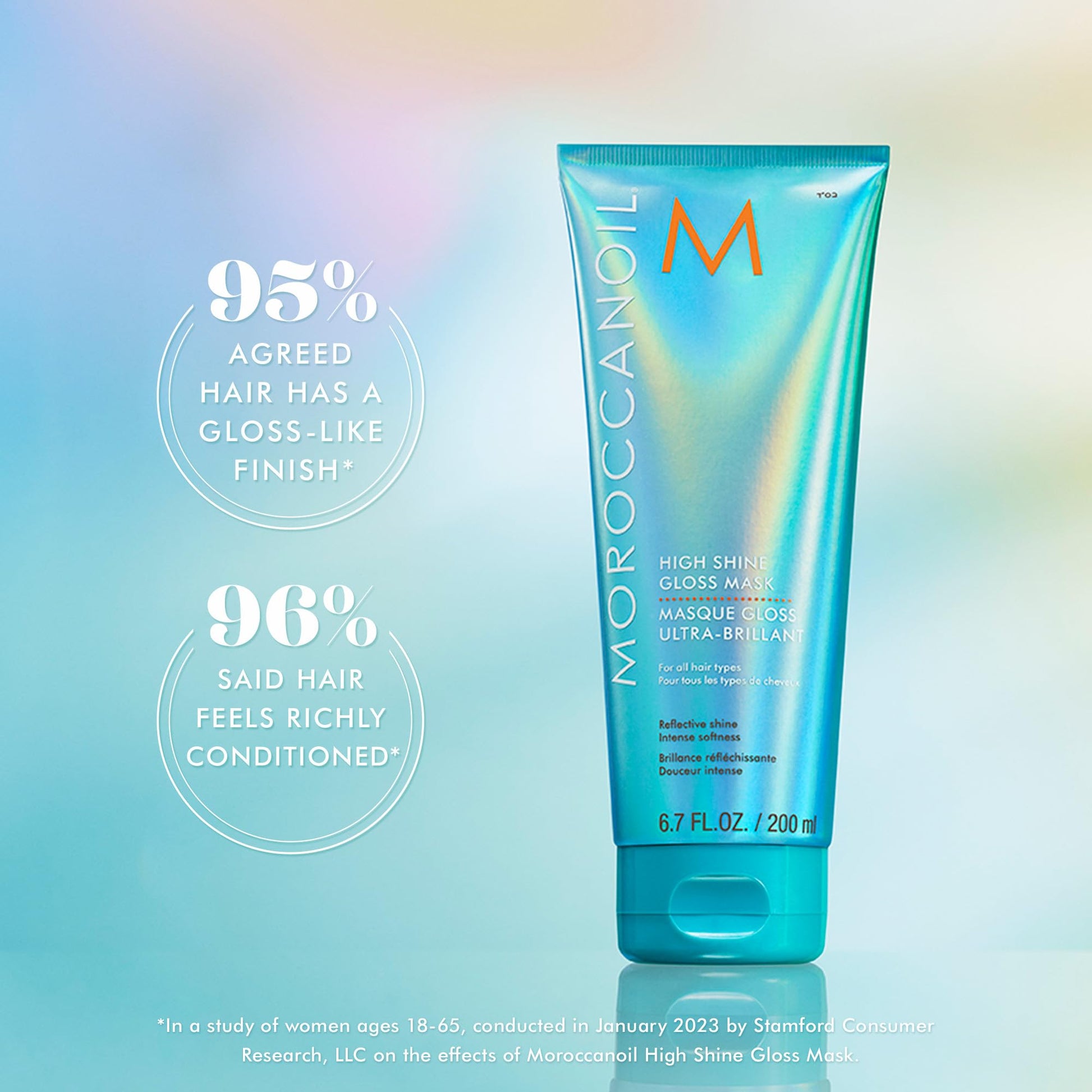 Light Blue Moroccanoil High Shine Gloss Mask, 2.5 Fl. Oz.