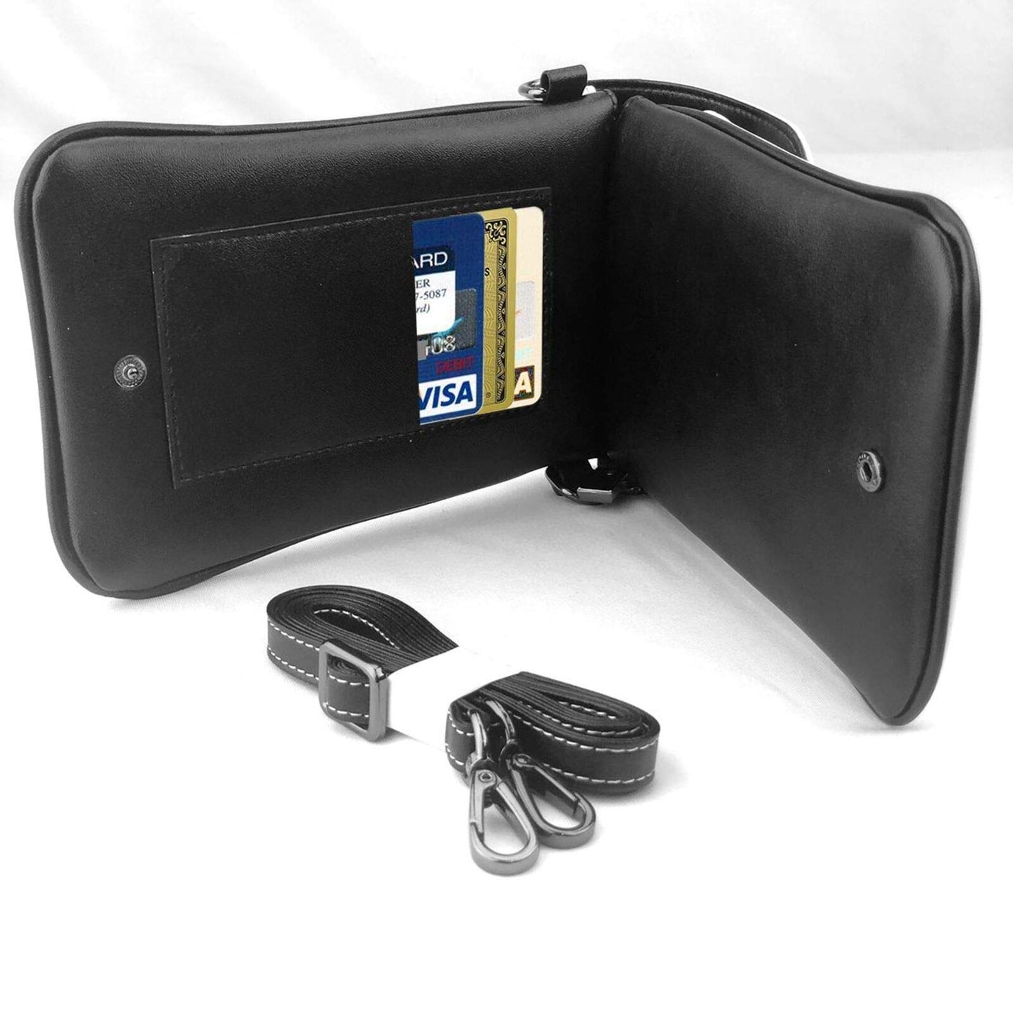 White Smoke Enchanted Alcove Small Cell Phone Purse Crossbody Compact Exquisite and Reliable for Daily Commuting and Travel